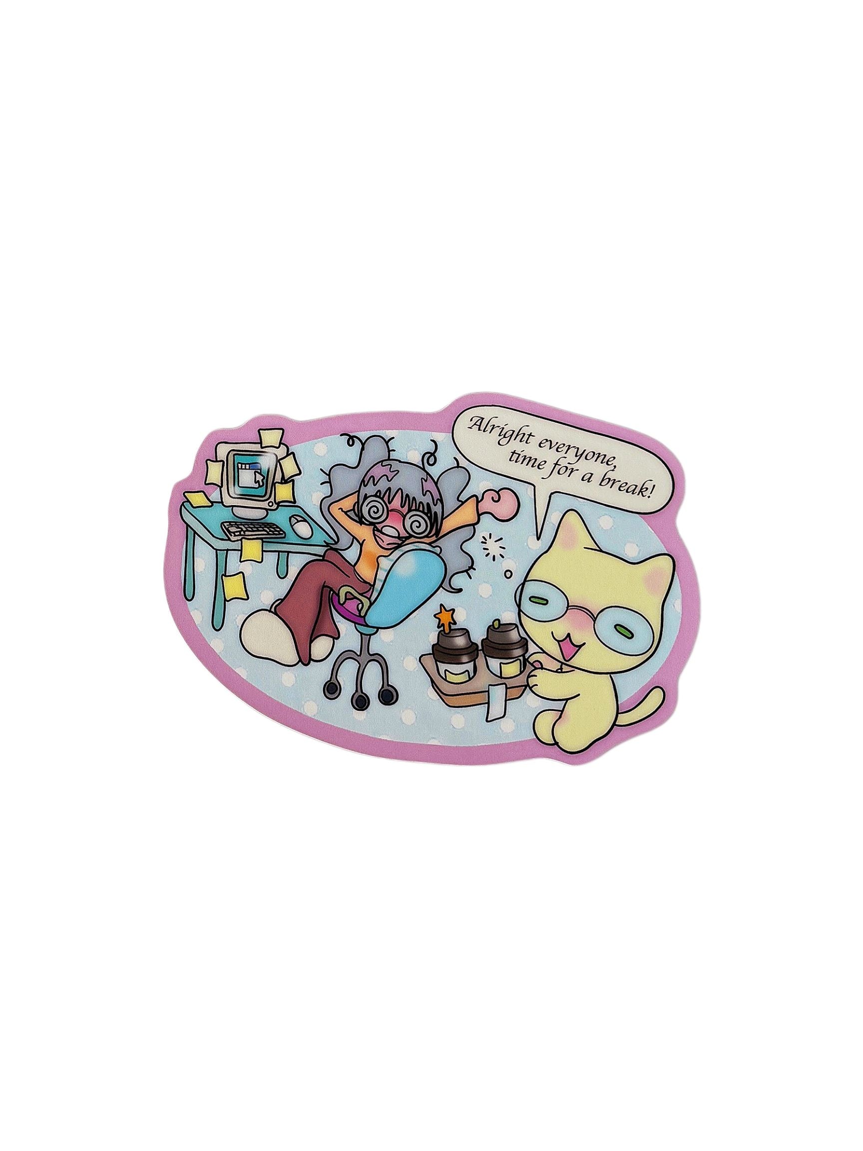 Glacier Forest Isle x sunonebird Friday Table Mat