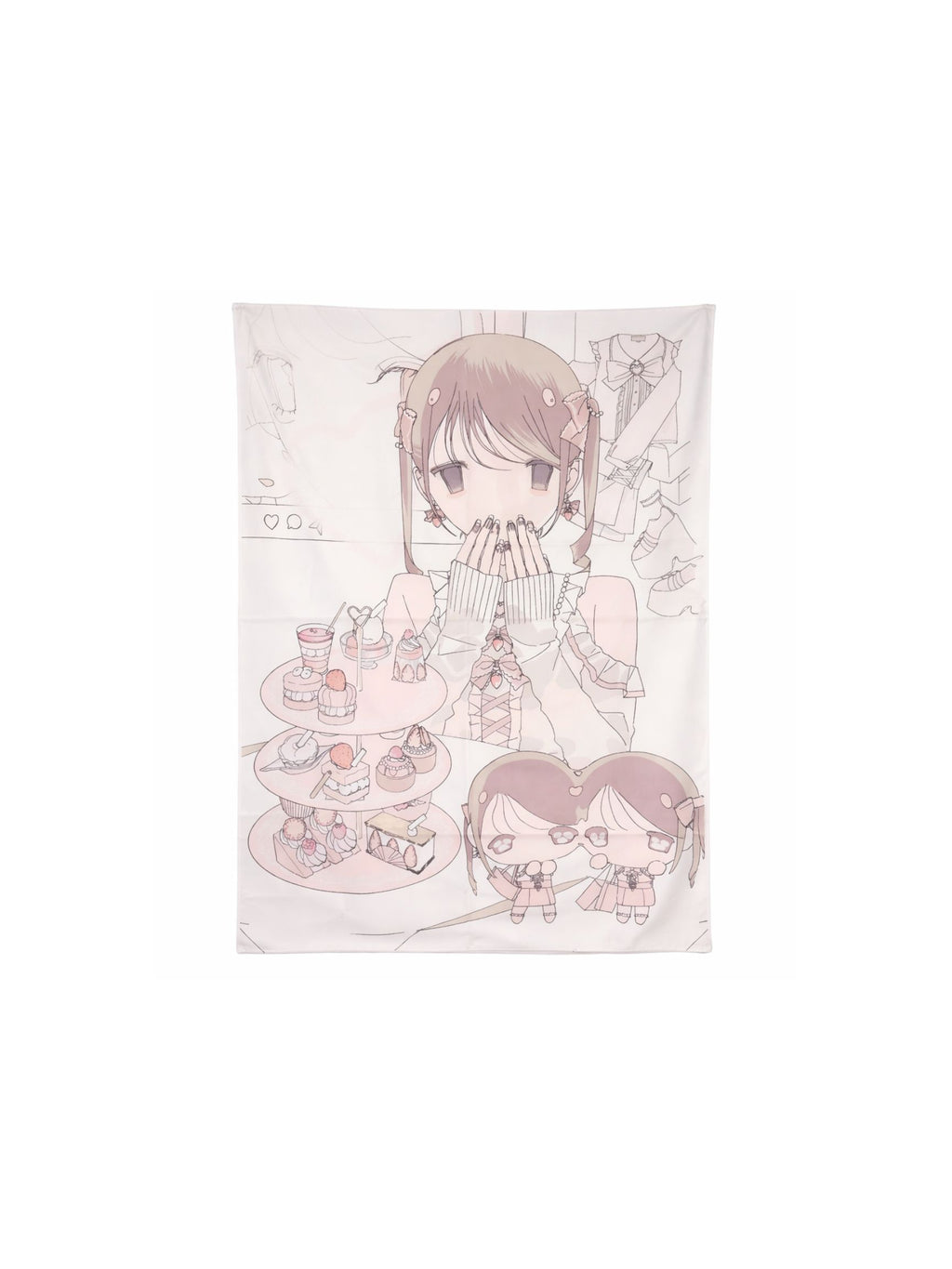 Pipoo Afternoon Sweetheart Tea Party Tapestry
