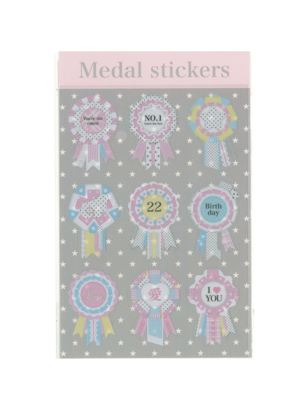 Pastel Medal Sticker