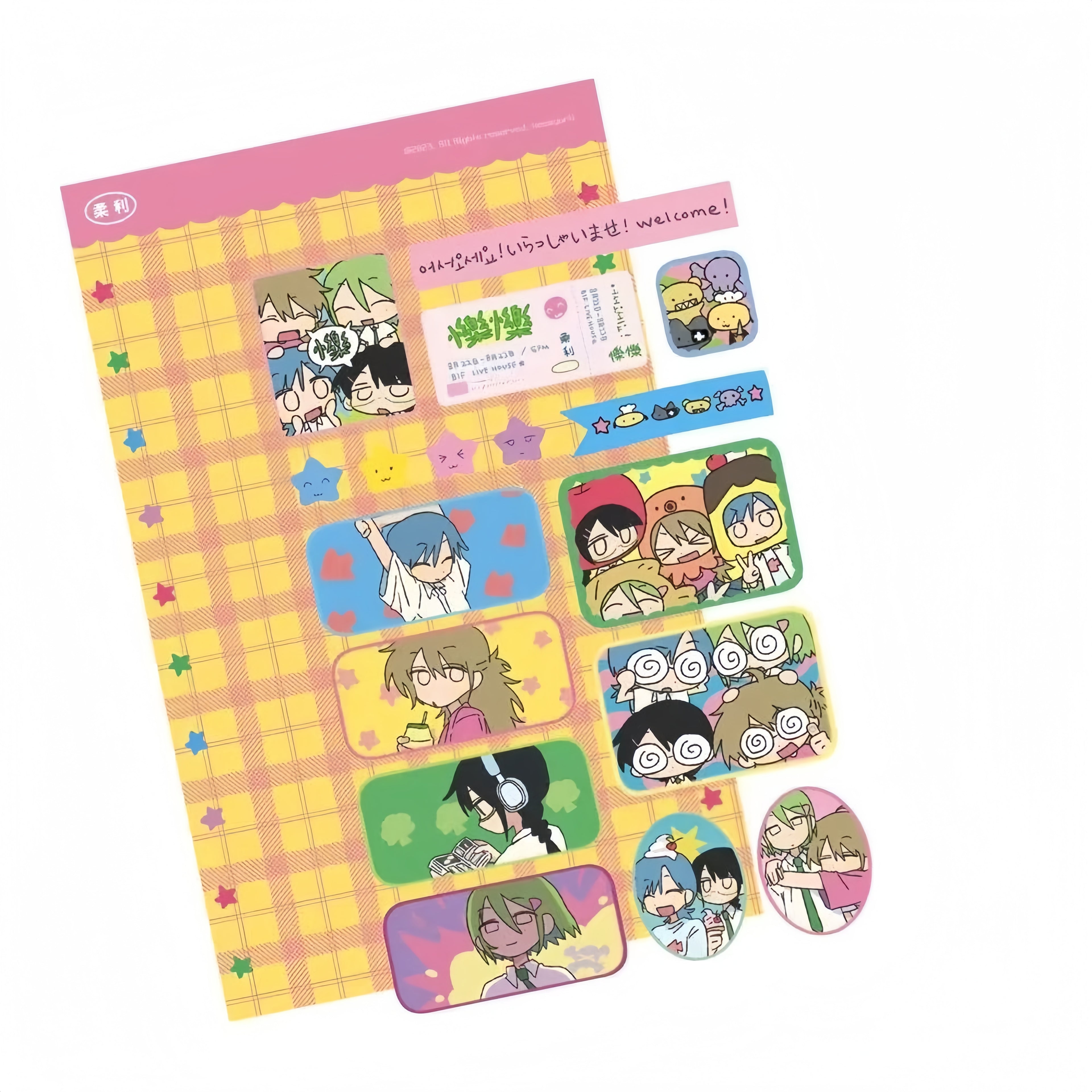 Everyday Life Sticker Sheet Collection