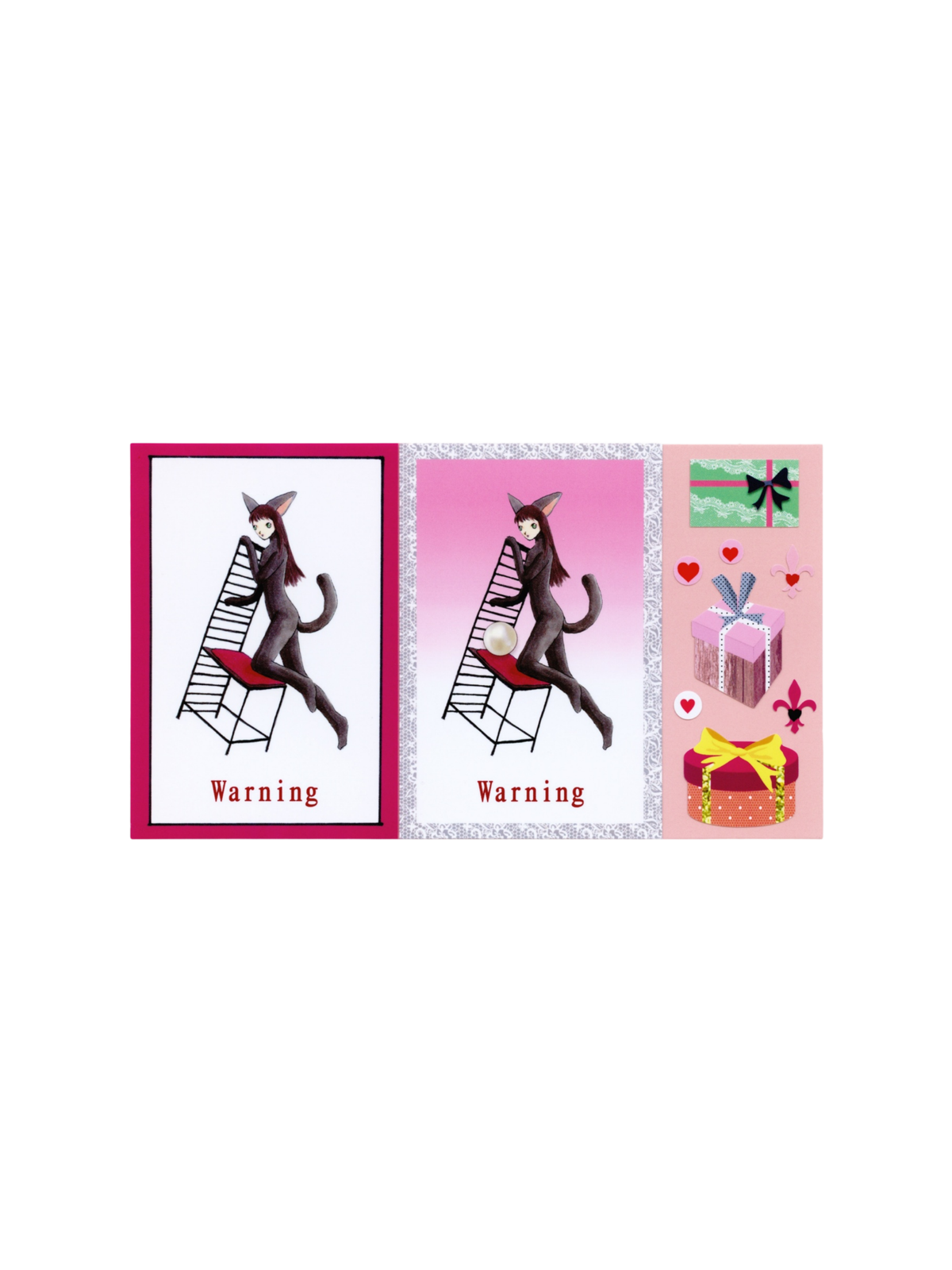 Niptong Kitty Gift Box Sticker