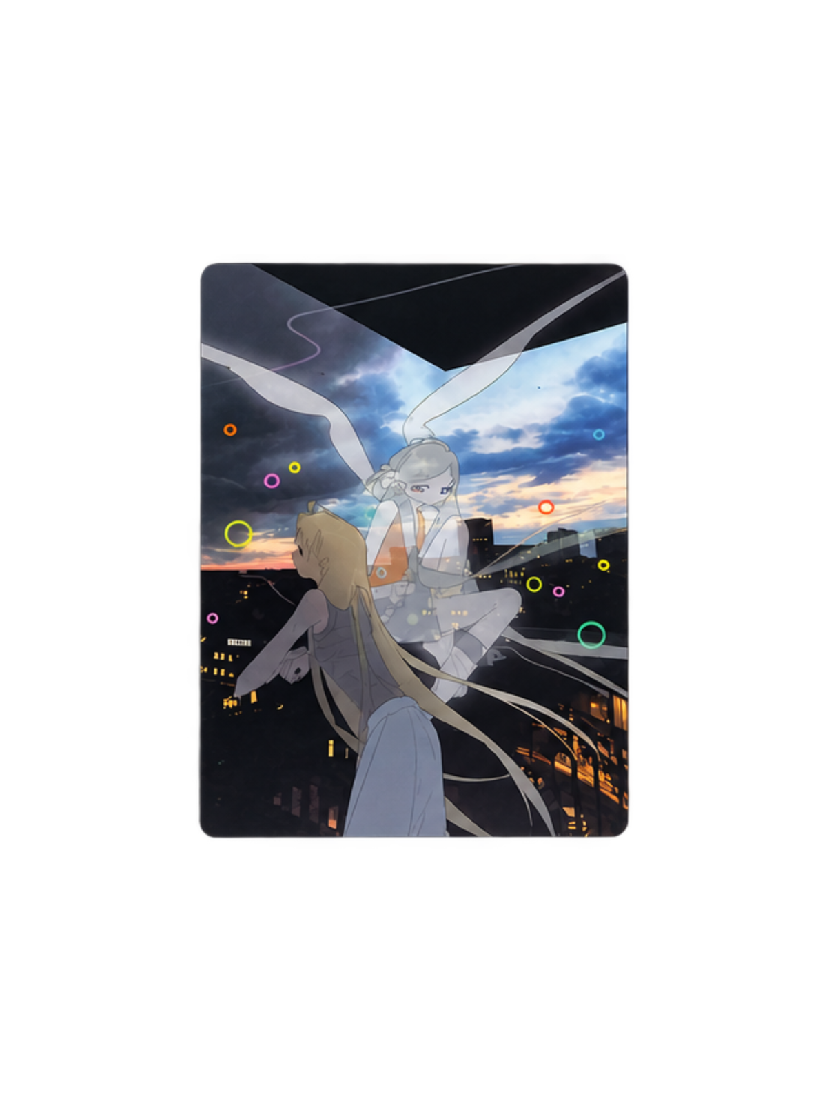 PiPOOxAFU Missing You = Love Lenticular Postcard
