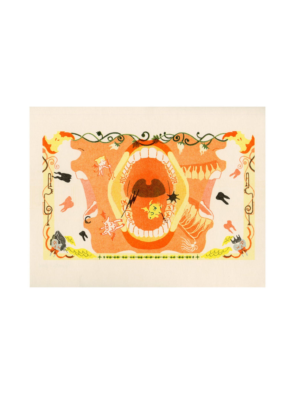 Pepeko Peek A Boo Riso Print