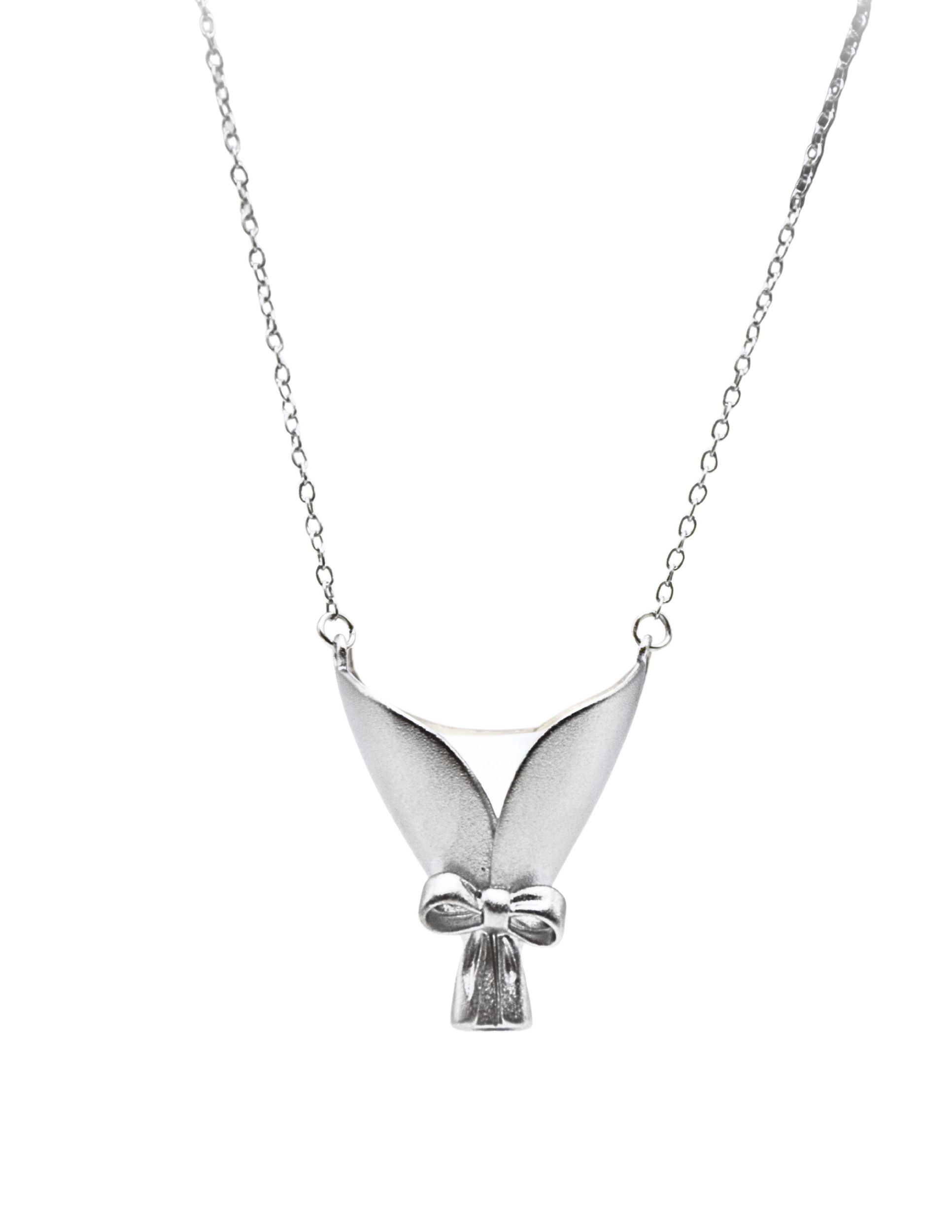 Silver Vase Necklace