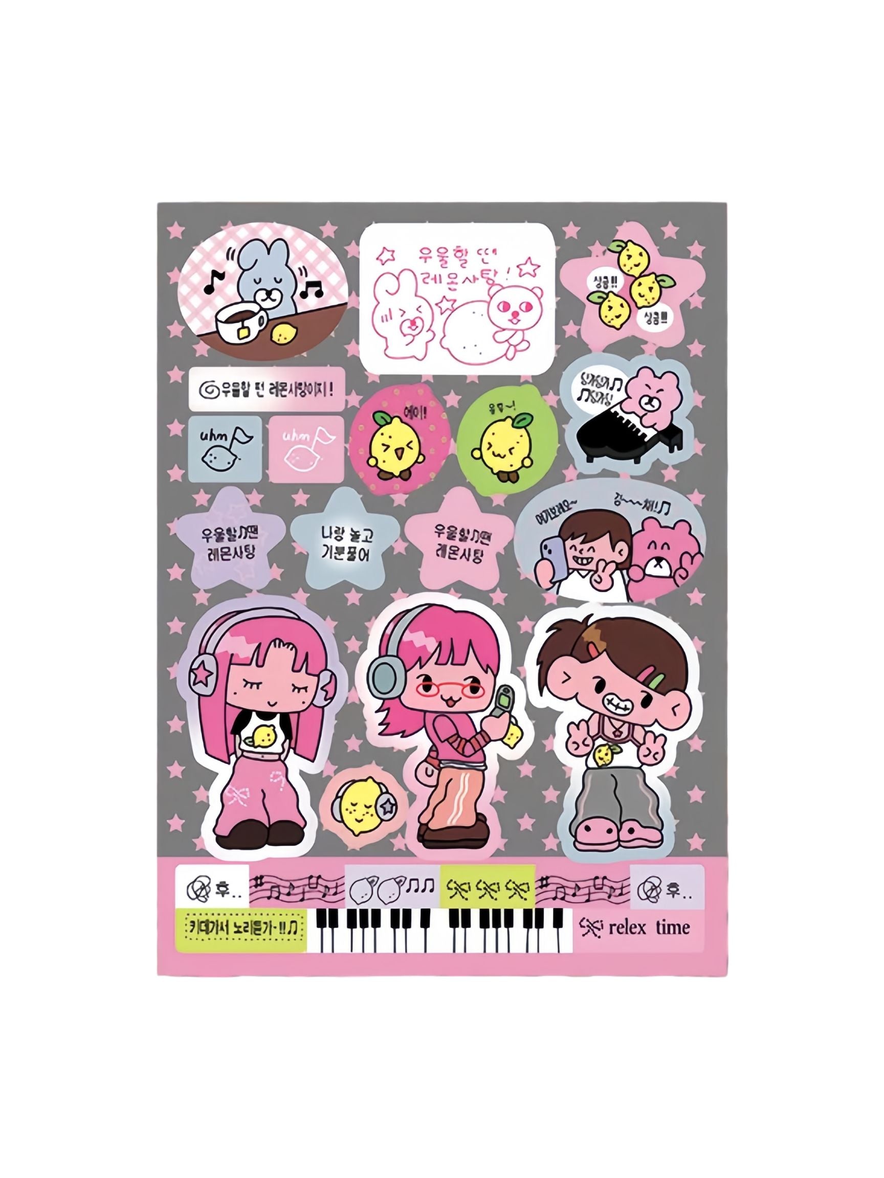 Monanbear Candy Pop Diary Sticker
