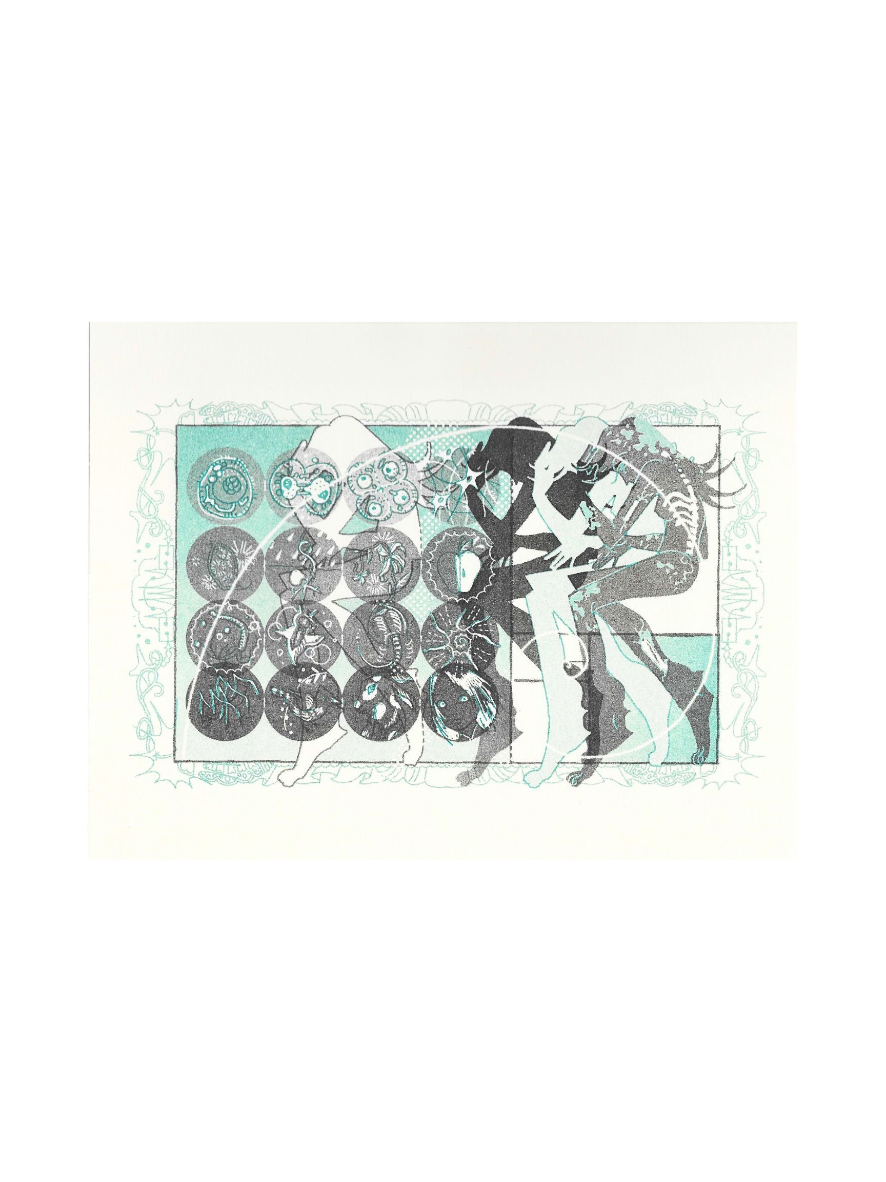 Pepeko Peek A Boo Riso Print