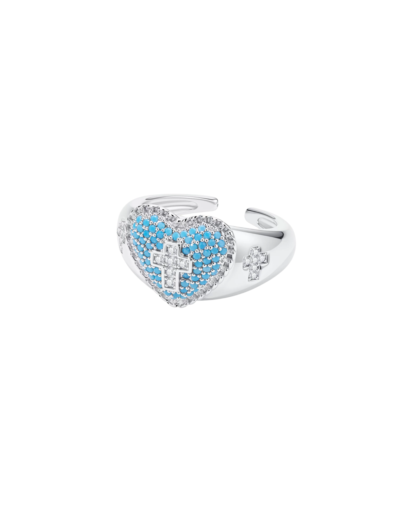 RecoPan Blue Eden Heart Ring