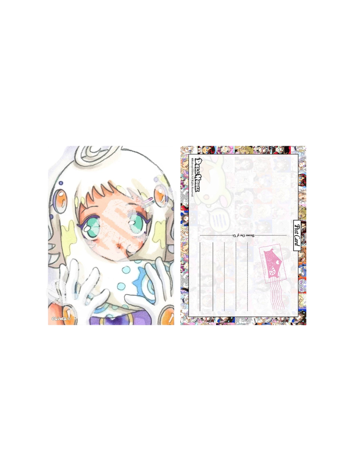 RUKAWAZ x Oliwa Doll House Postcard