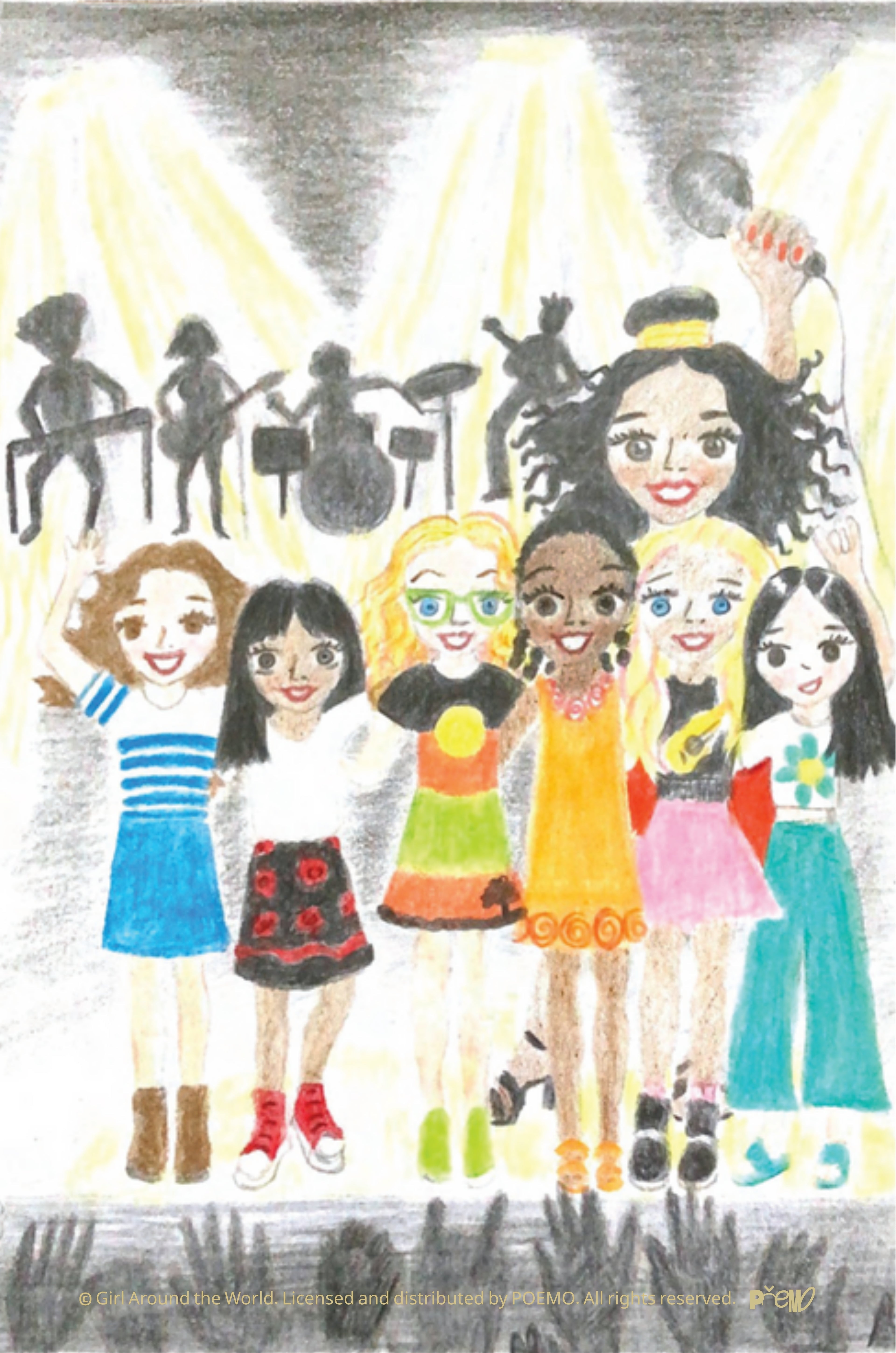 Girl Around the World: Postcard