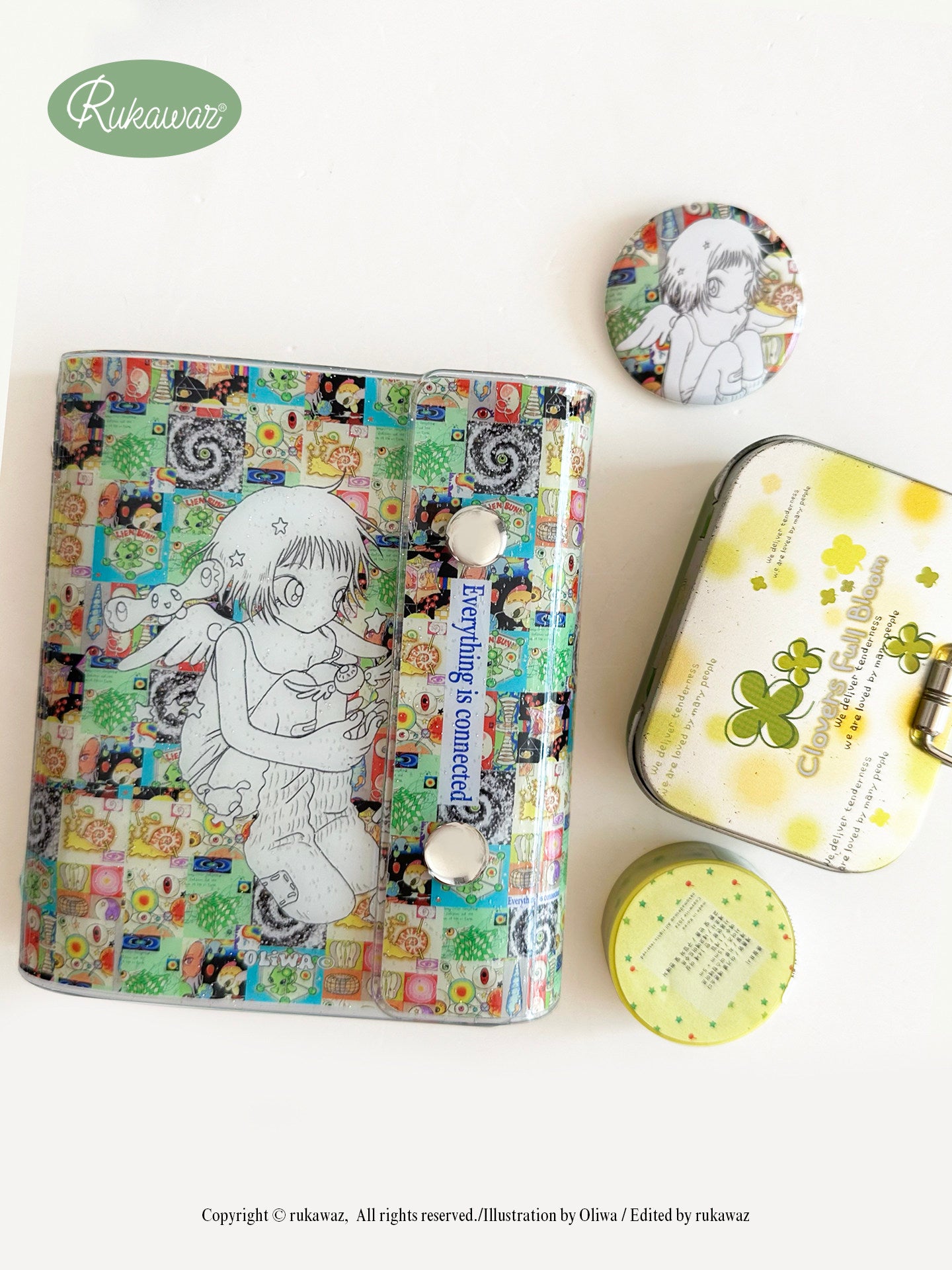 Rukawaz x Oliwa Everything is connected Planner Cover