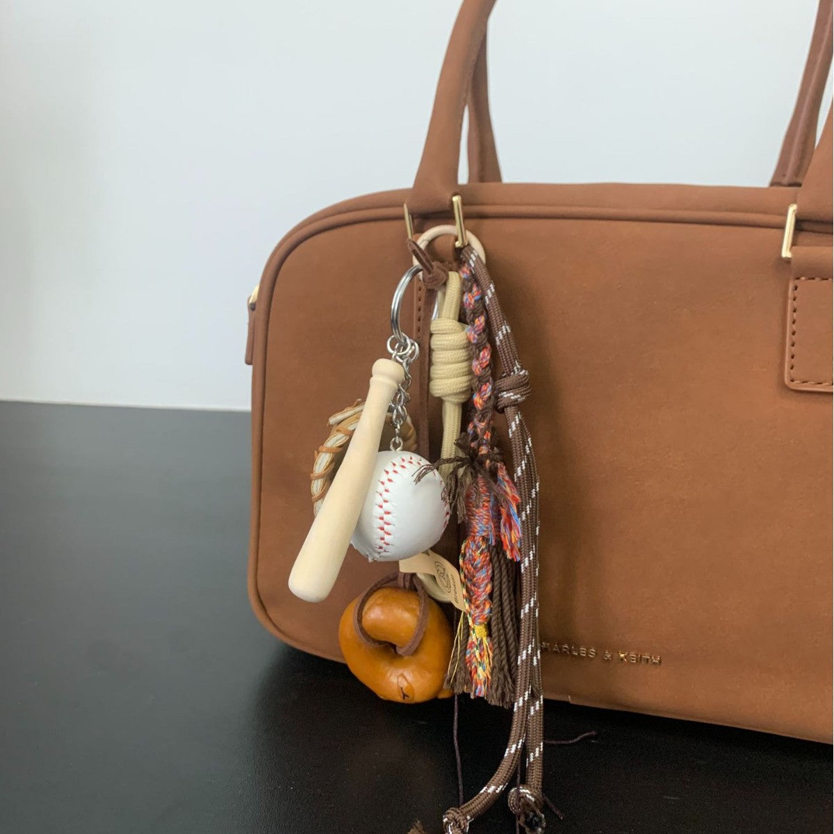 Pretzel Knot Keychain