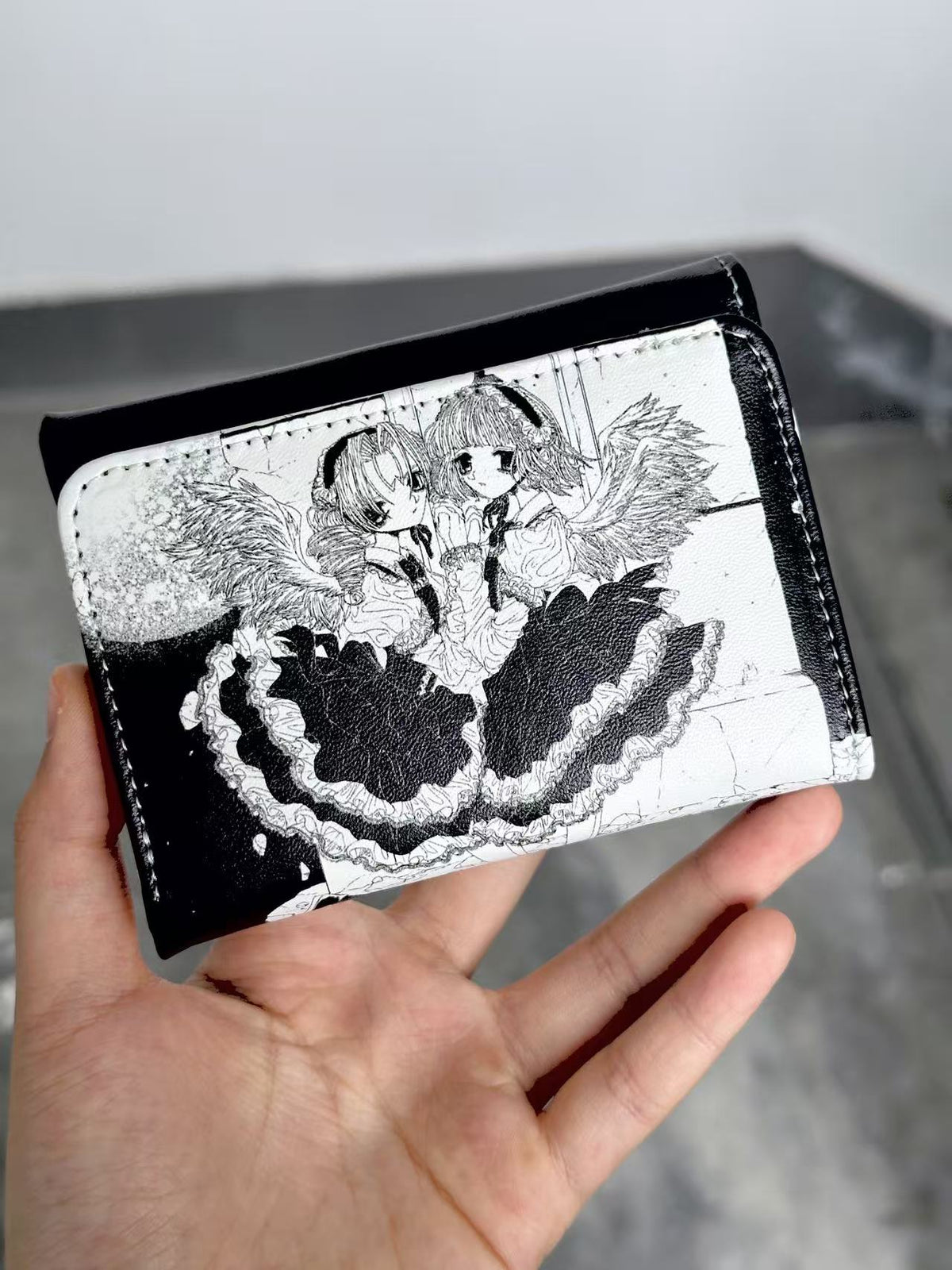 PiPOOxISEYA Gothic Seraphim Twin Wallet
