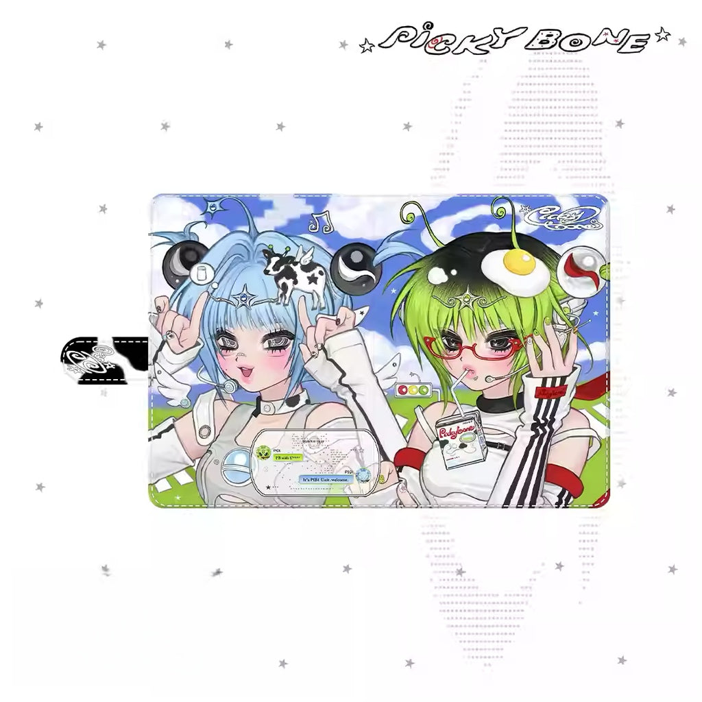 pickybone Supernova Round Passport Holder