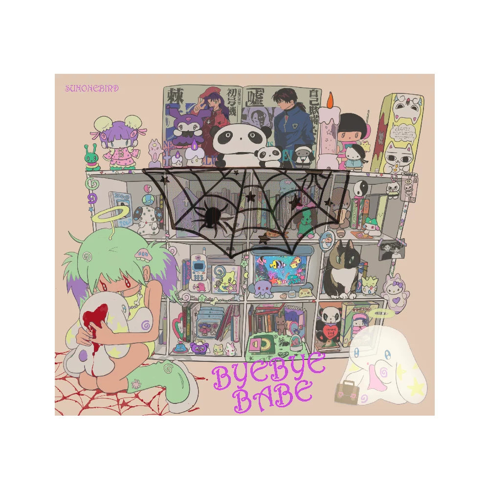 Sunonebird Byebye Babe Tapestry