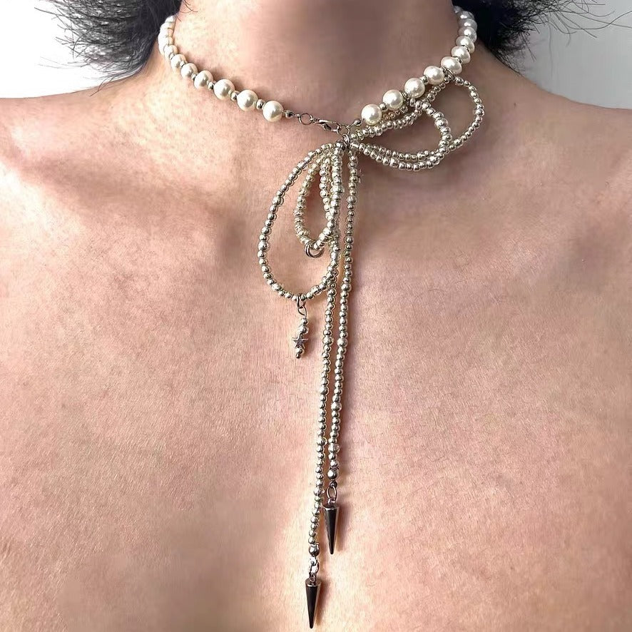 WAN Starlit Bow Necklace