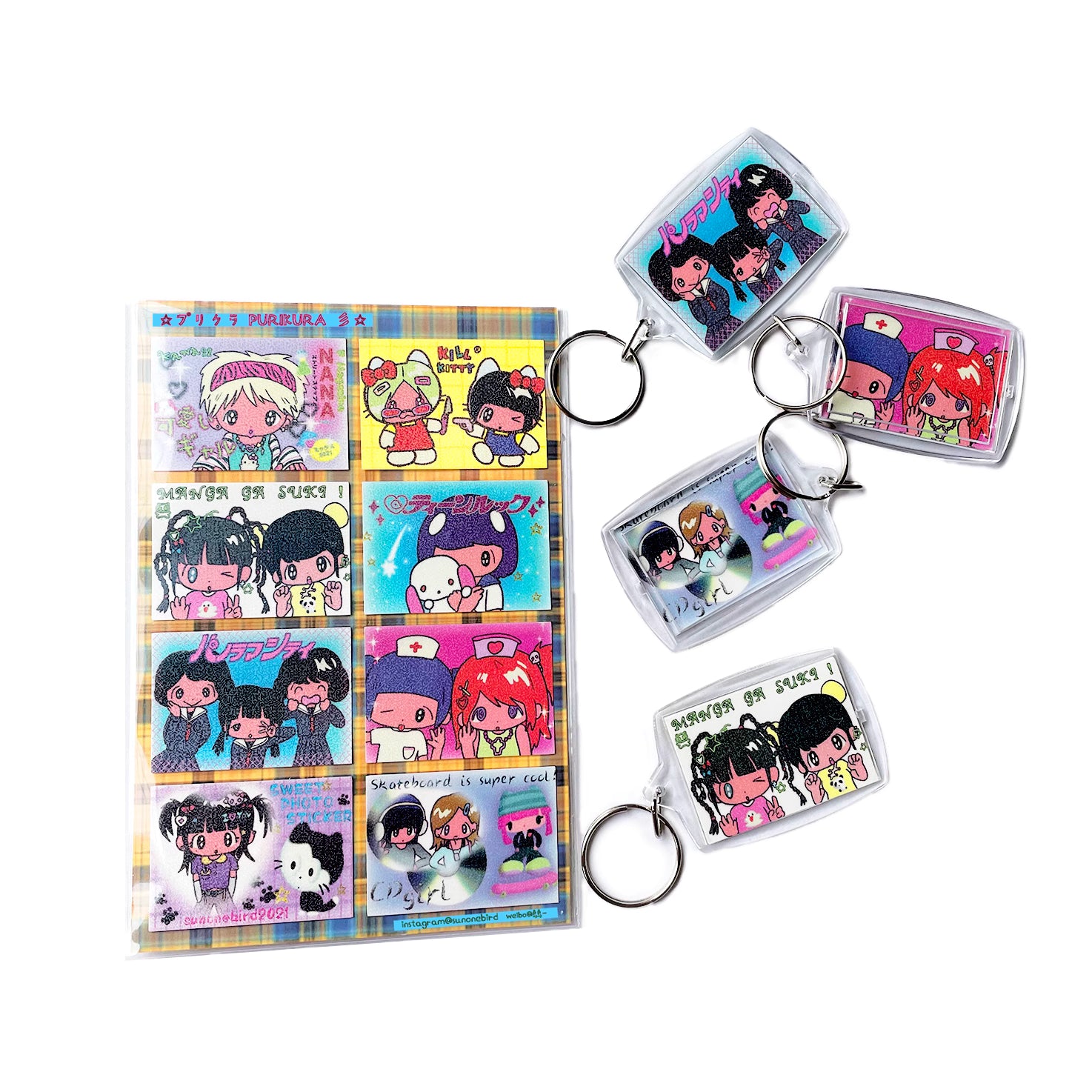 Sunonebird PURIKURA Stickers