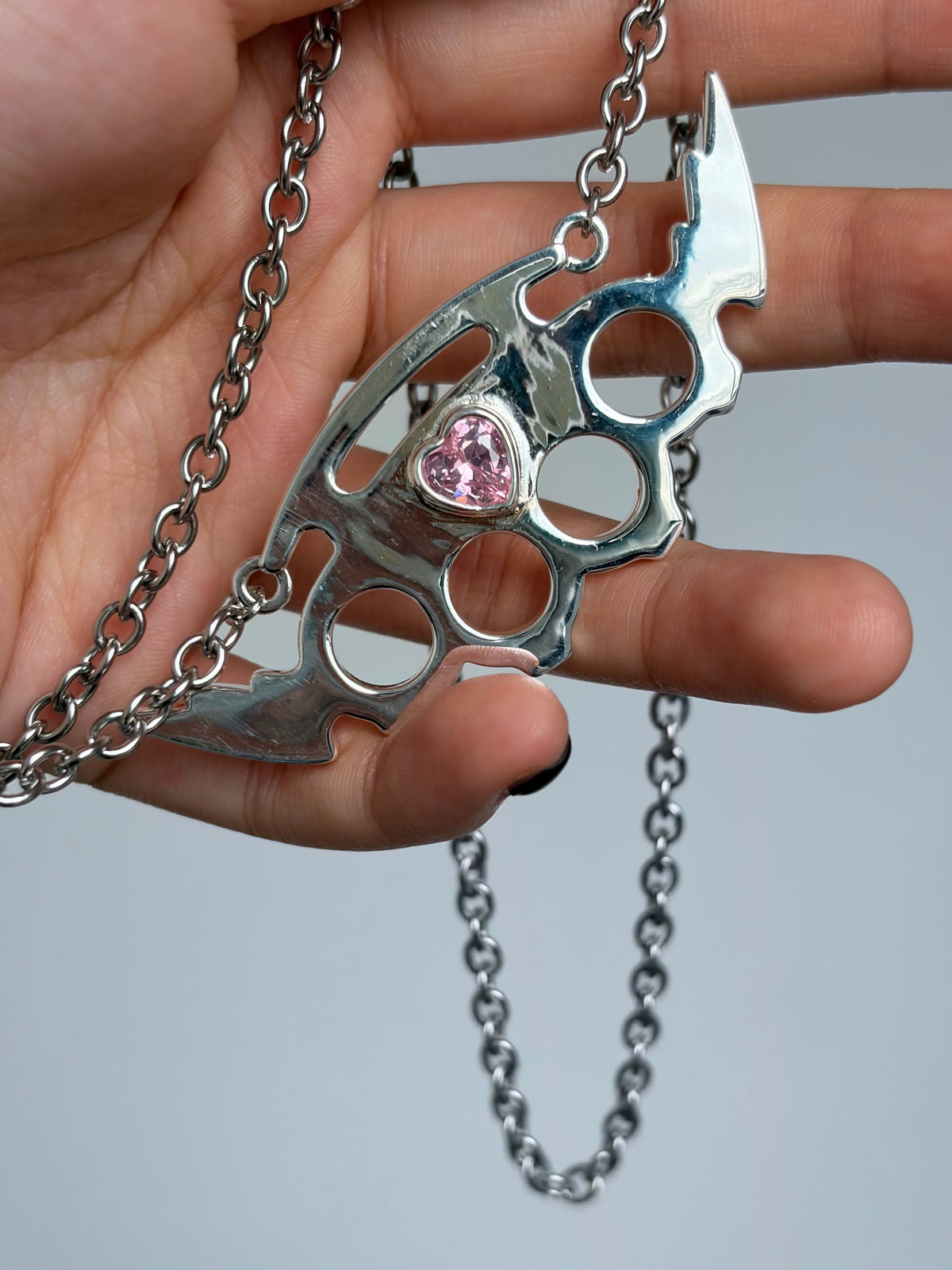 PiPOO×Yunyun Critical Hit Knuckle Necklace