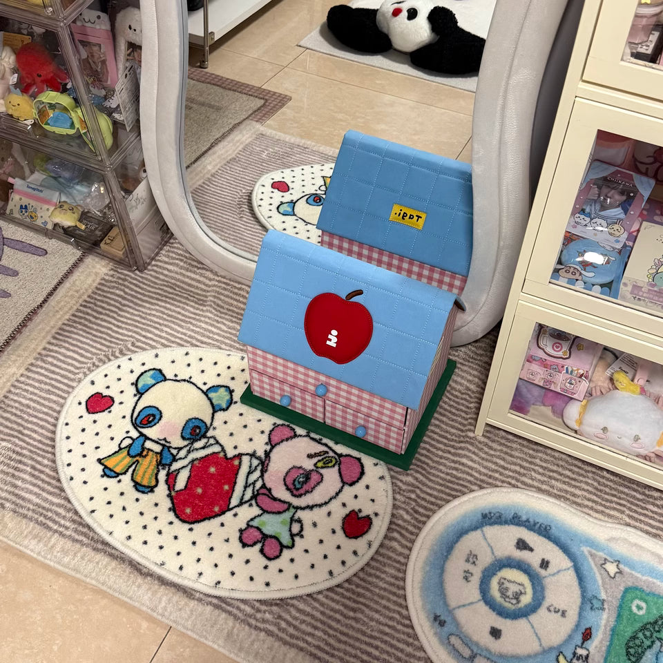Sunonebird Sweetheart Bears Rug