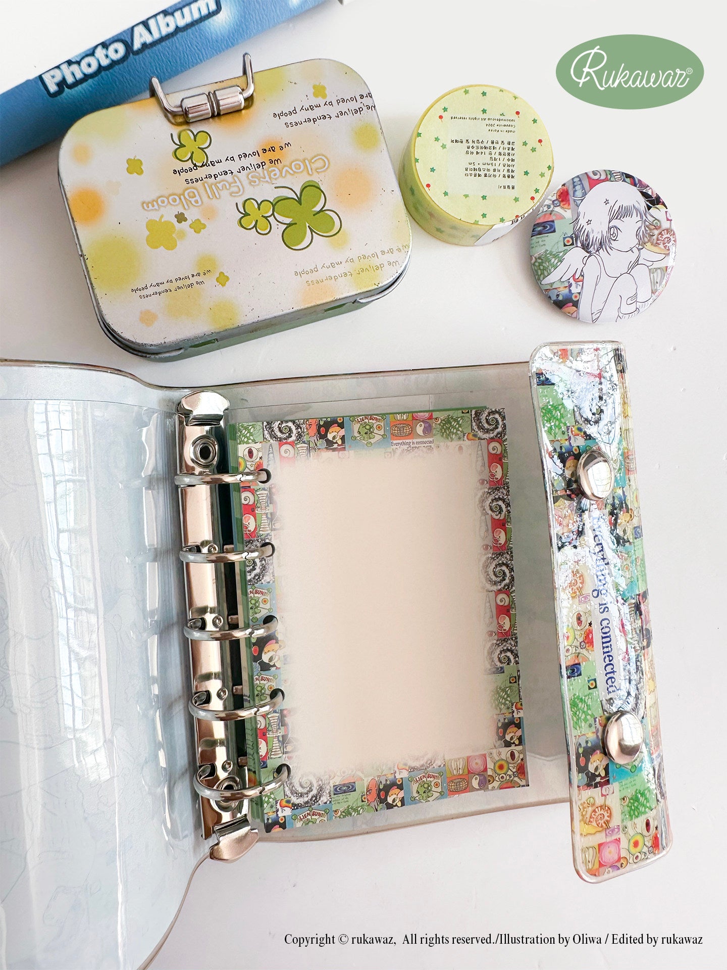 Rukawaz x Oliwa Everything is connected Planner Cover