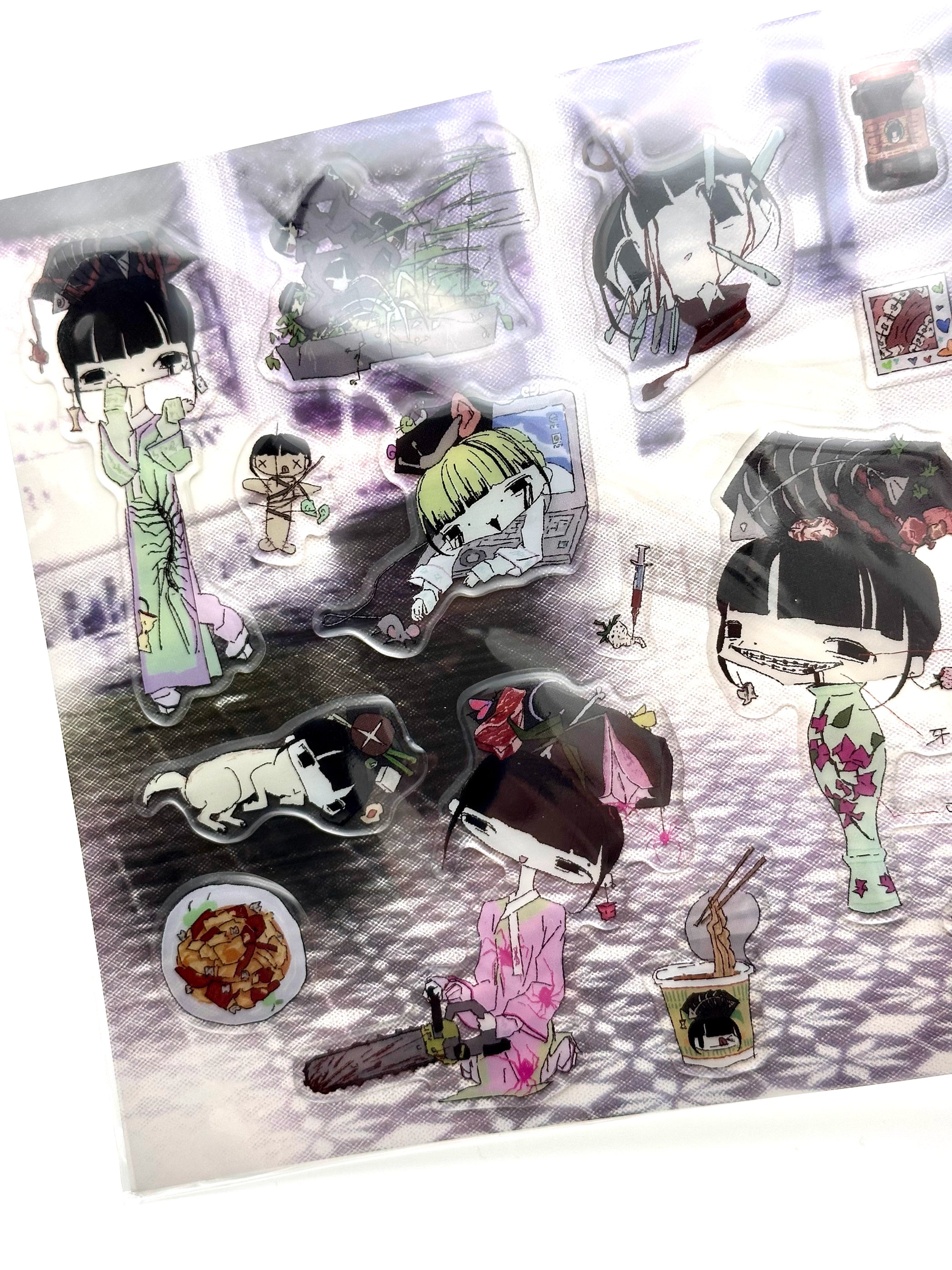 Pipoo Creepy Girls Stickers