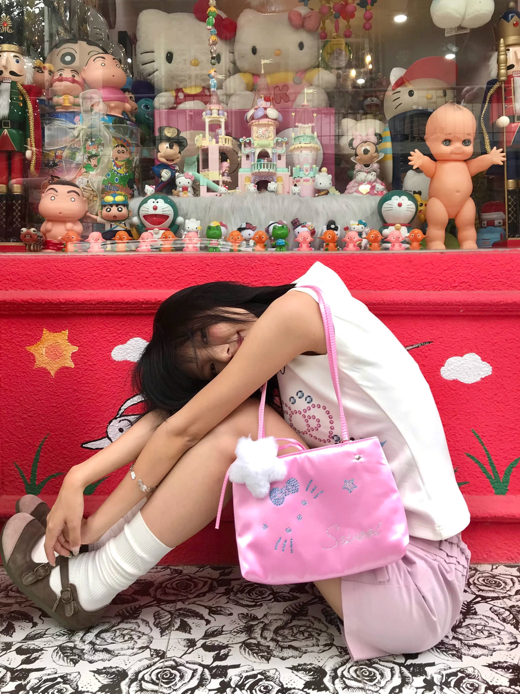 Silk Kitty Sparkle Bag