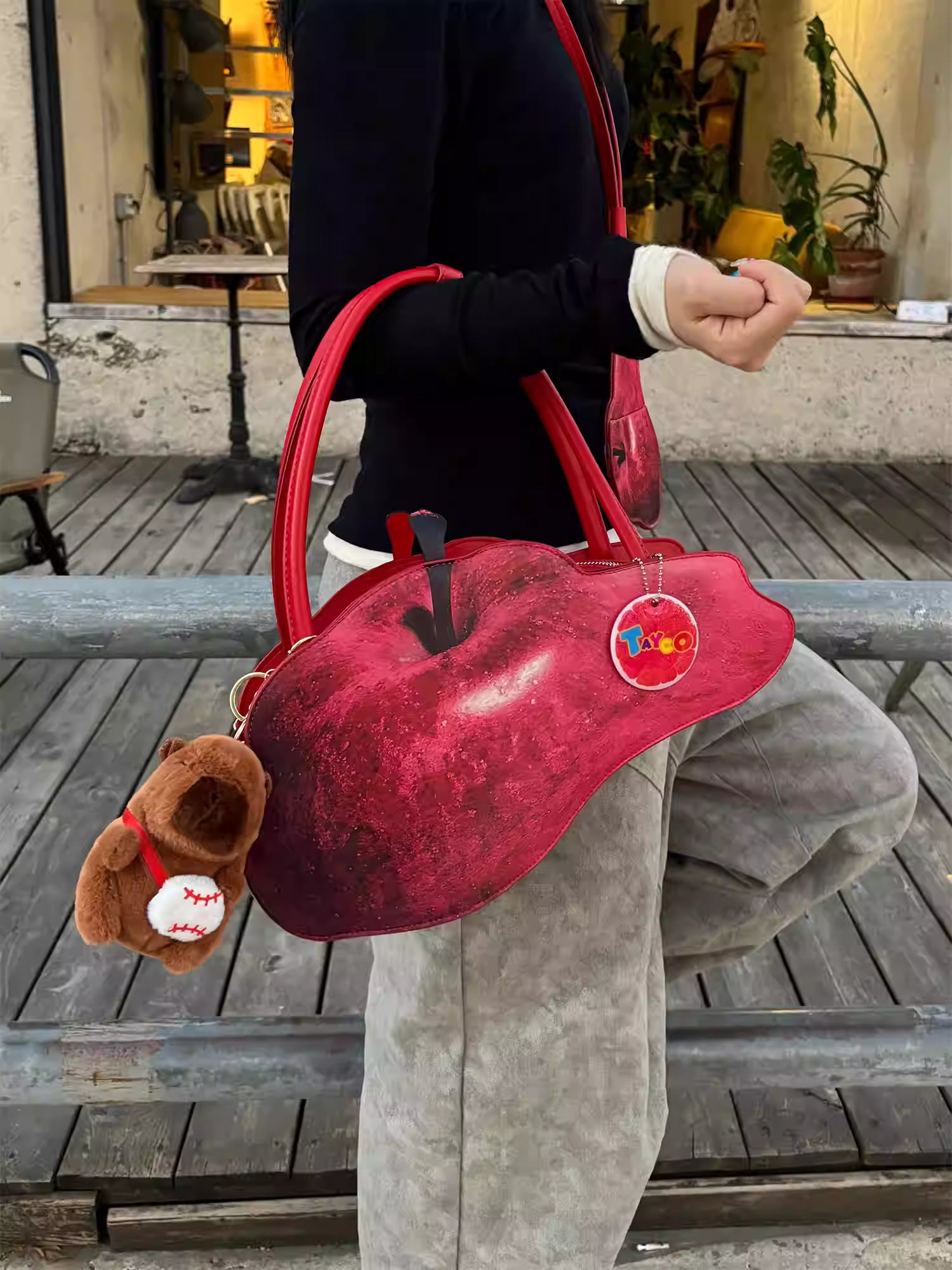 TAYCO  Crimson Apple Bag