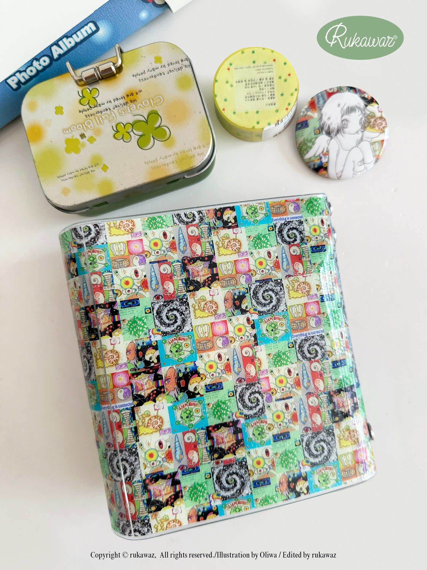 Rukawaz x Oliwa Everything is connected Planner Cover