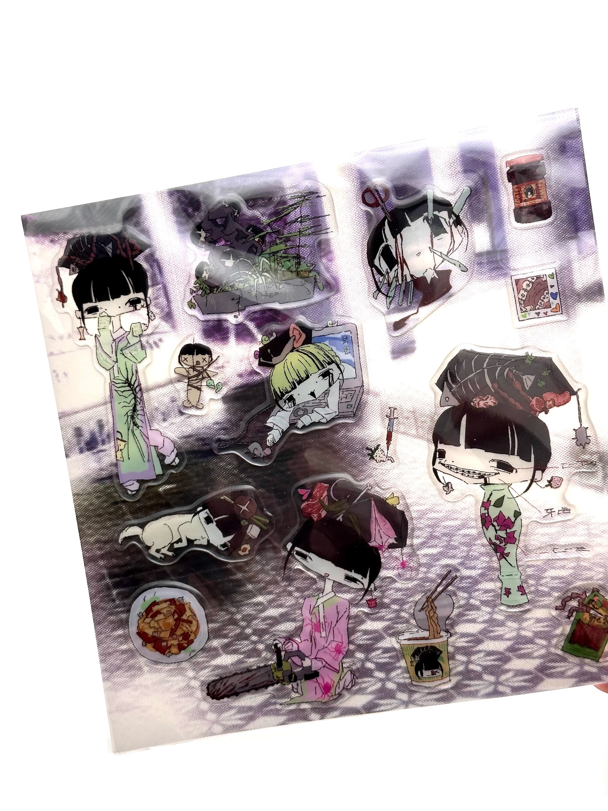 Pipoo Creepy Girls Stickers