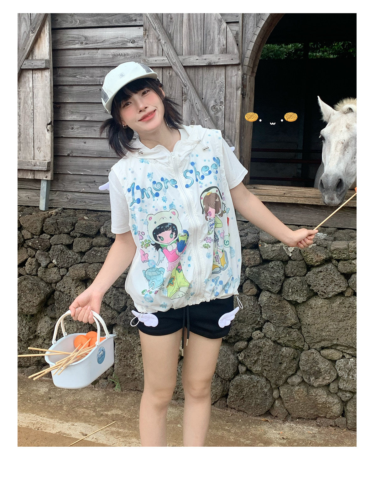 1moresheep × Sunonebird Little Wings All-Over Print Vest