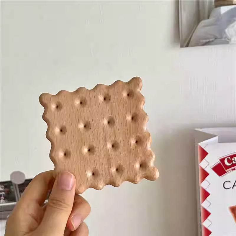 Wooden Biscuit Coaster