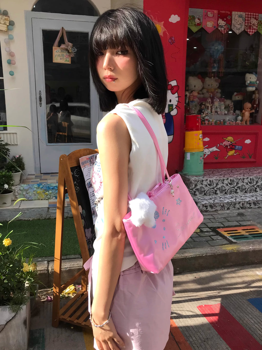 Silk Kitty Sparkle Bag