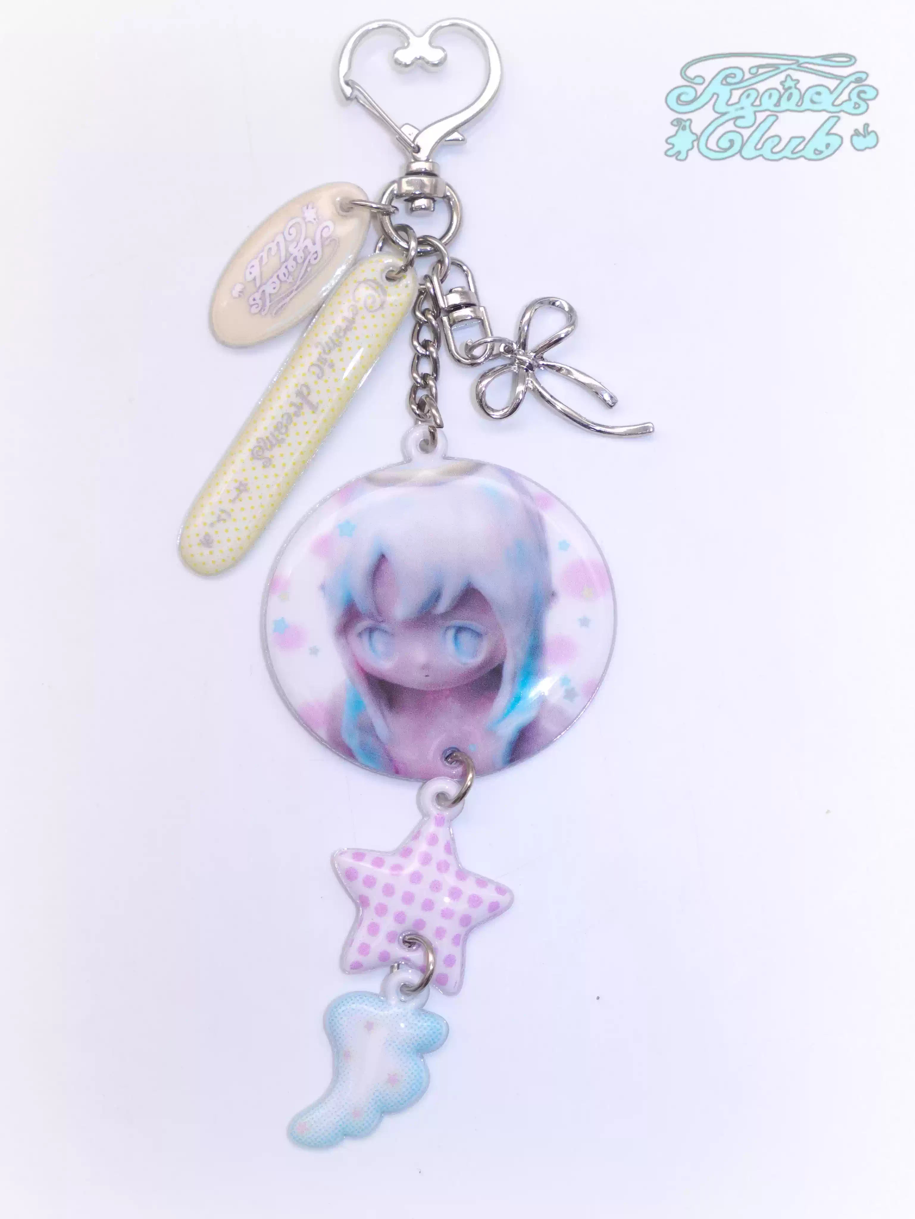 KiiidsClub Broken Angel Star Wings Keychain