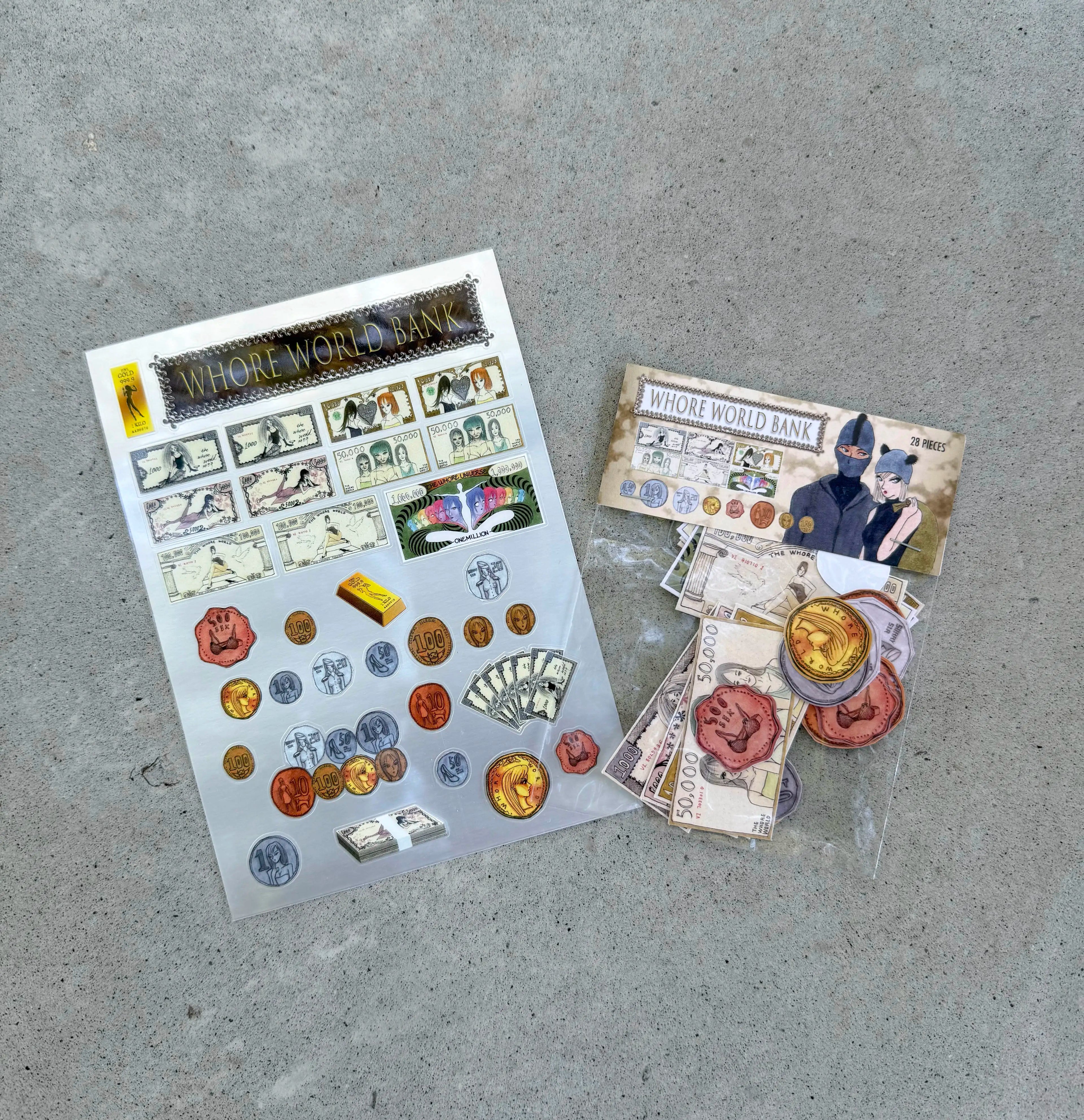 Niptong Money & Coins Stickers