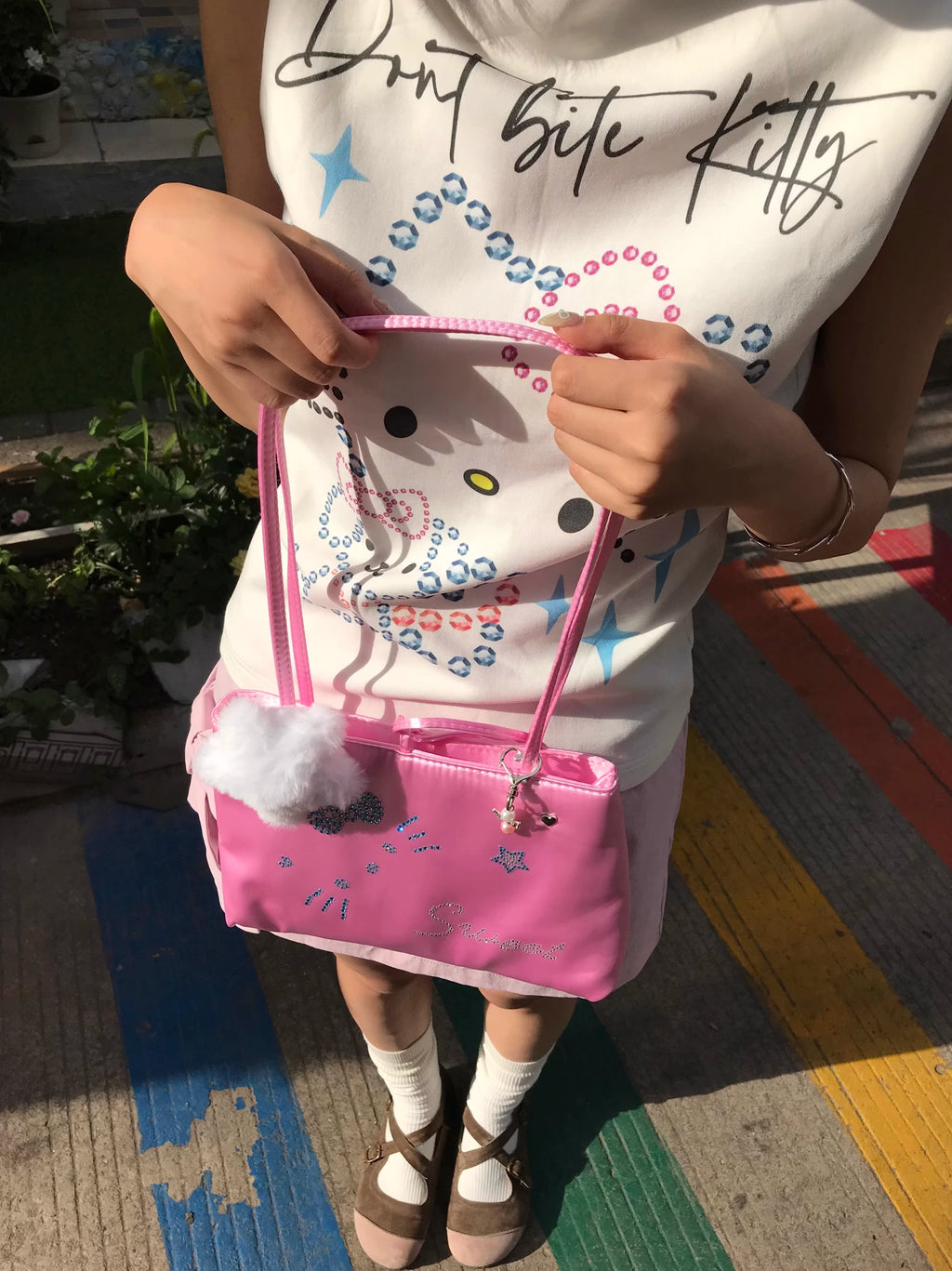 Silk Kitty Sparkle Bag