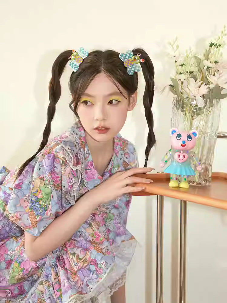 tntntutu Two tone bee hair clip