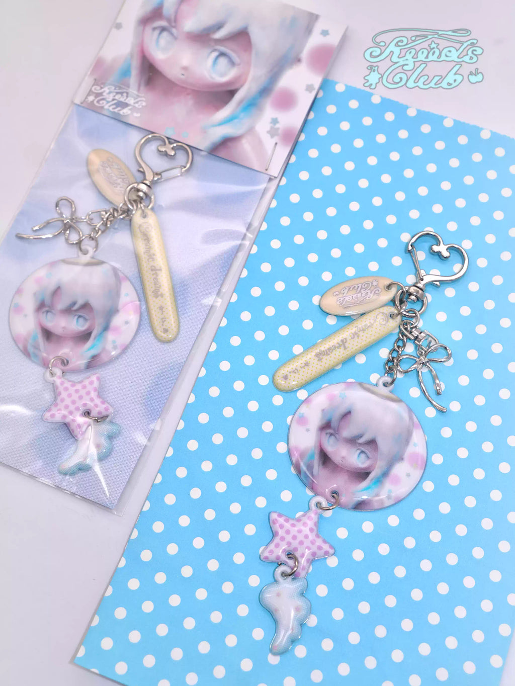 KiiidsClub Broken Angel Star Wings Keychain