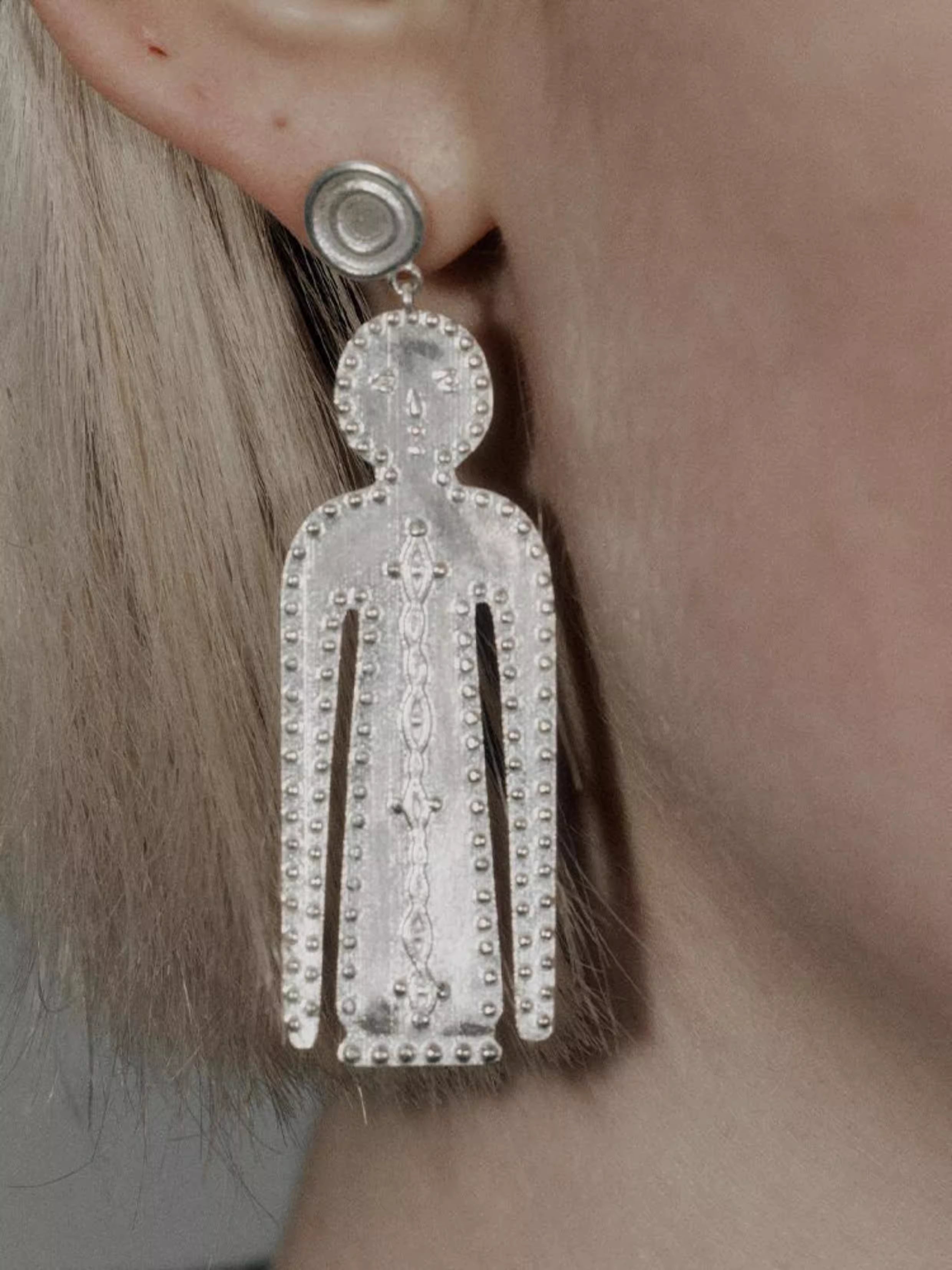 SALE E PEPE Calm Totem Drop Earrings