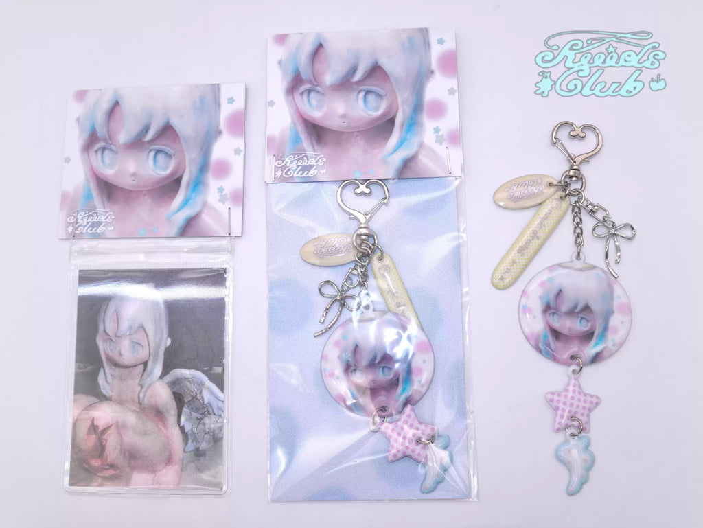 KiiidsClub Broken Angel Star Wings Keychain