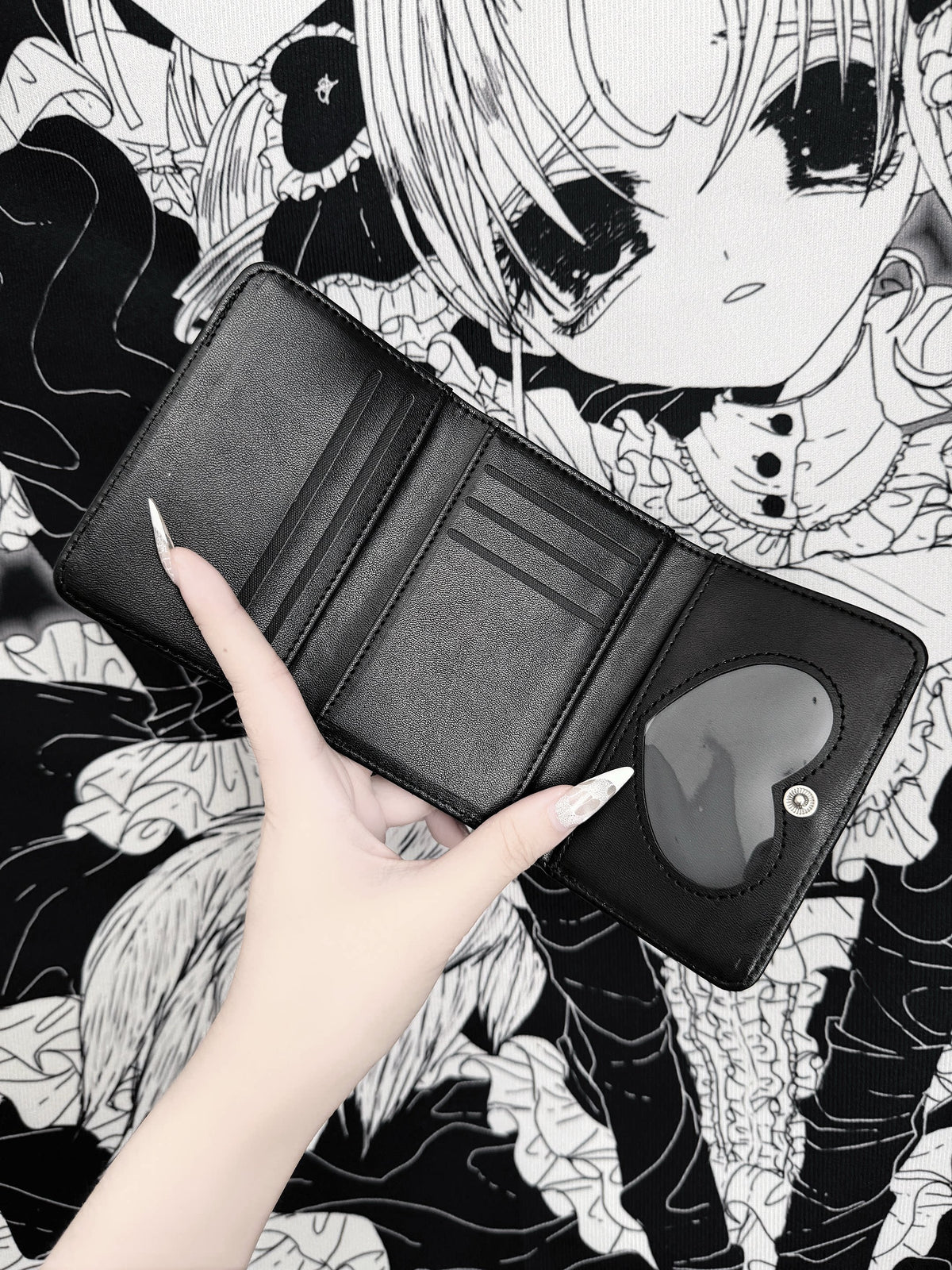 PiPOOxISEYA Gothic Seraphim Twin Wallet
