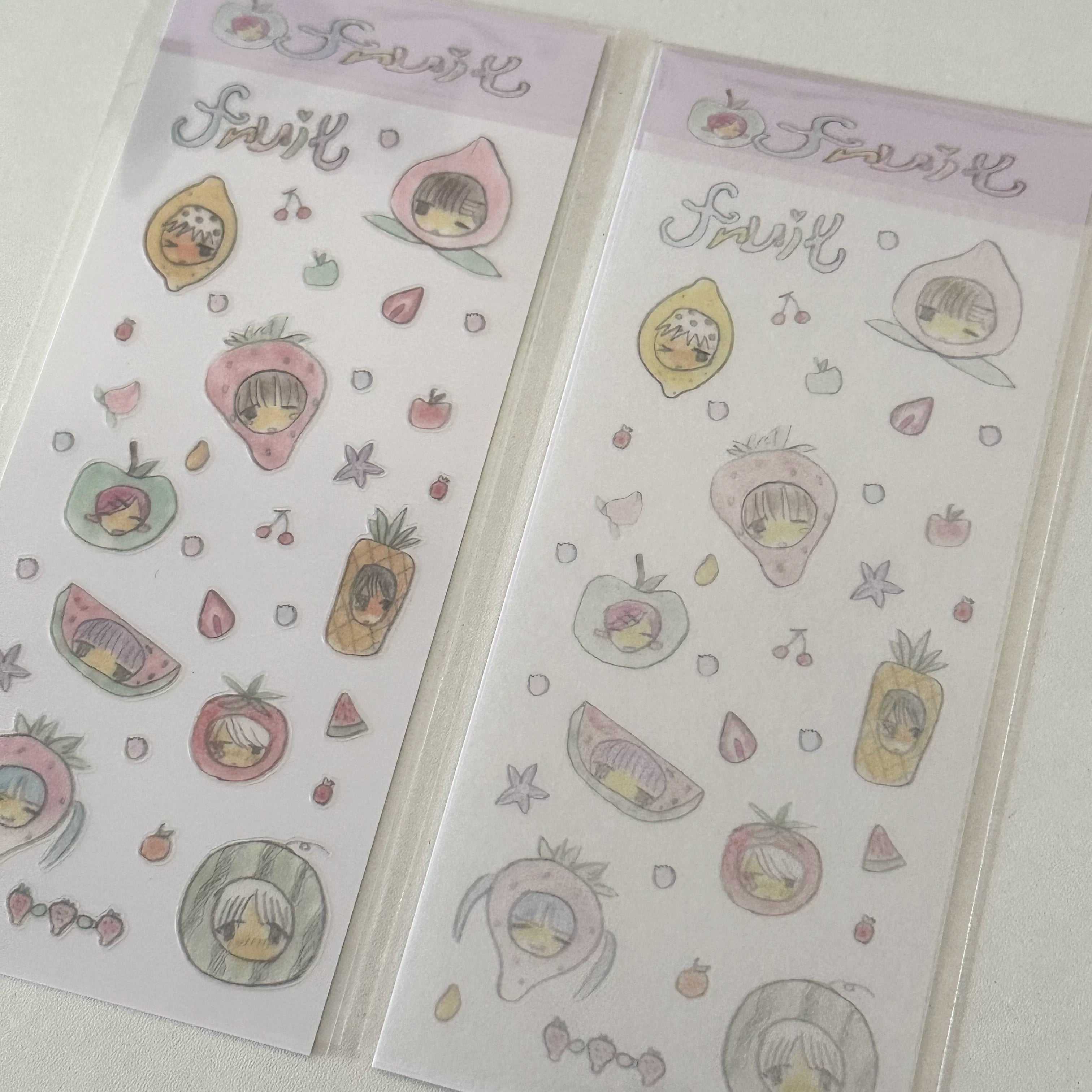 Nemony Fruit Girl Sticker