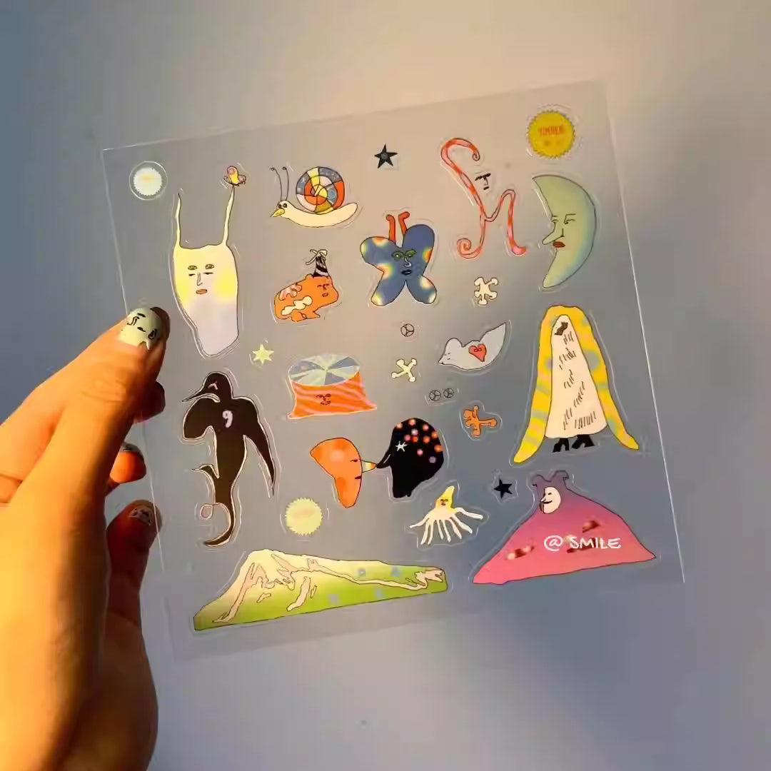 Psychedelic Kingdom Jelly Stickers