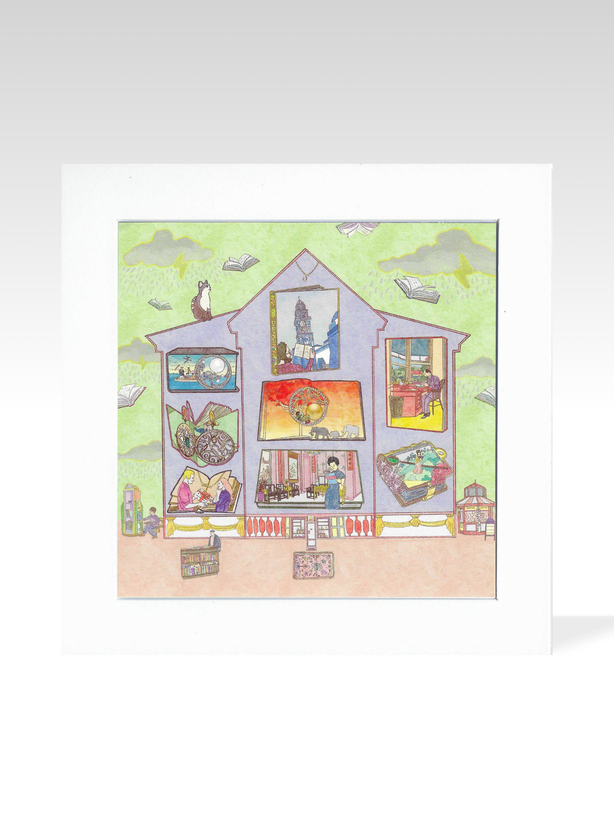 GlowyShell World Giclee