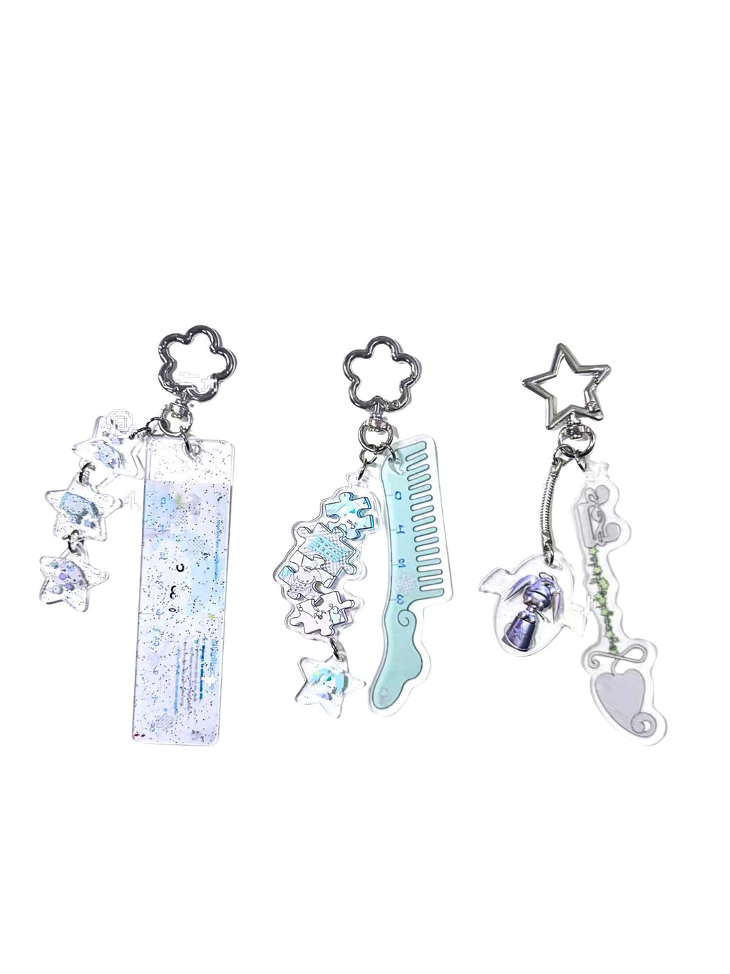 Idollcode star-link acrylic bag keychain