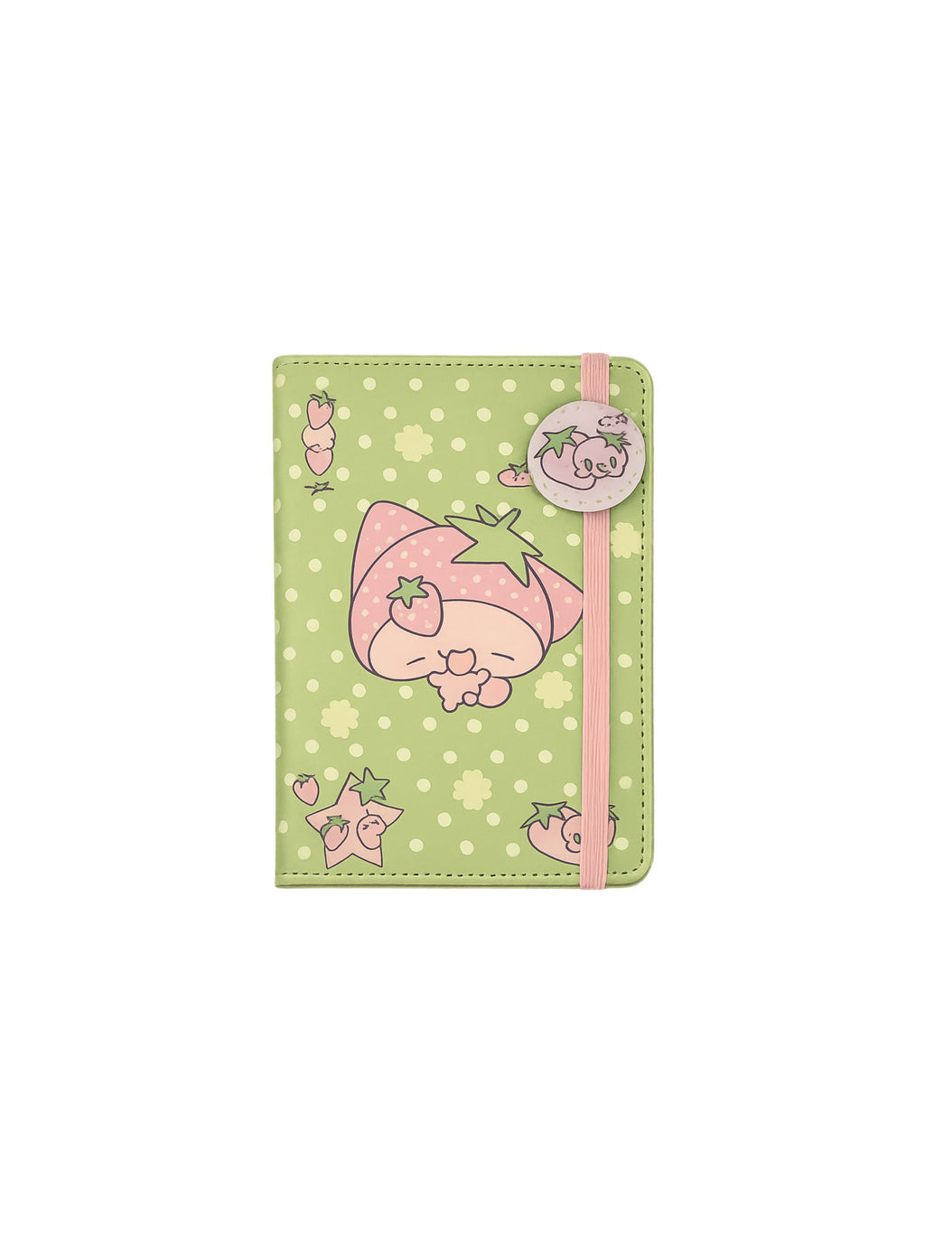 Human & Salted Jam Bunny Polka Dot Passport Wallet