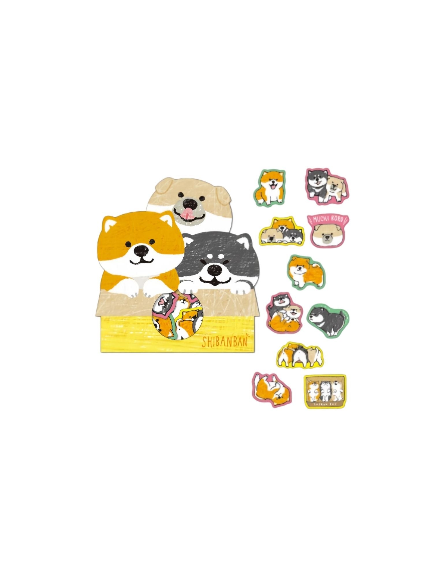 Chubby Corgi Sticker Pack