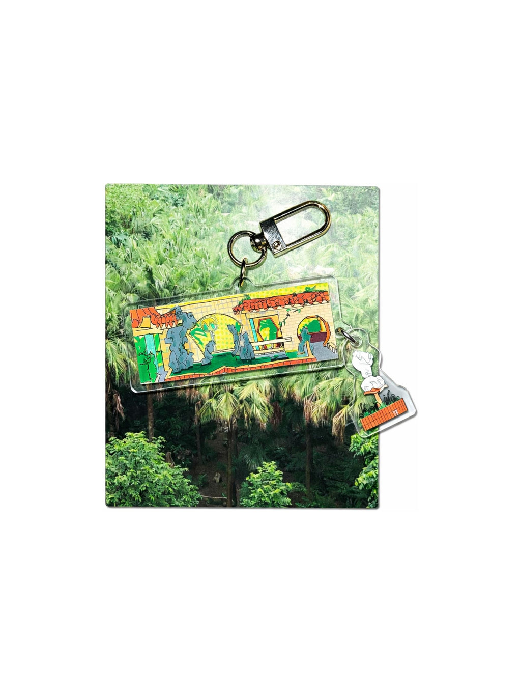 Pipoo & 7:45 Go Garden Keychain