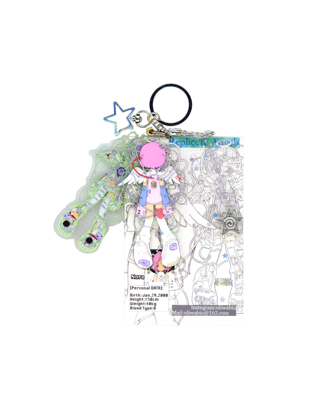 Oliwa Replicate Angel! Keychain