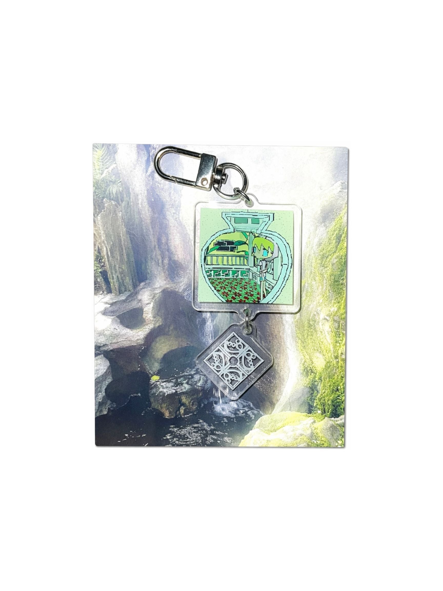 Pipoo & 7:45 Go Garden Keychain