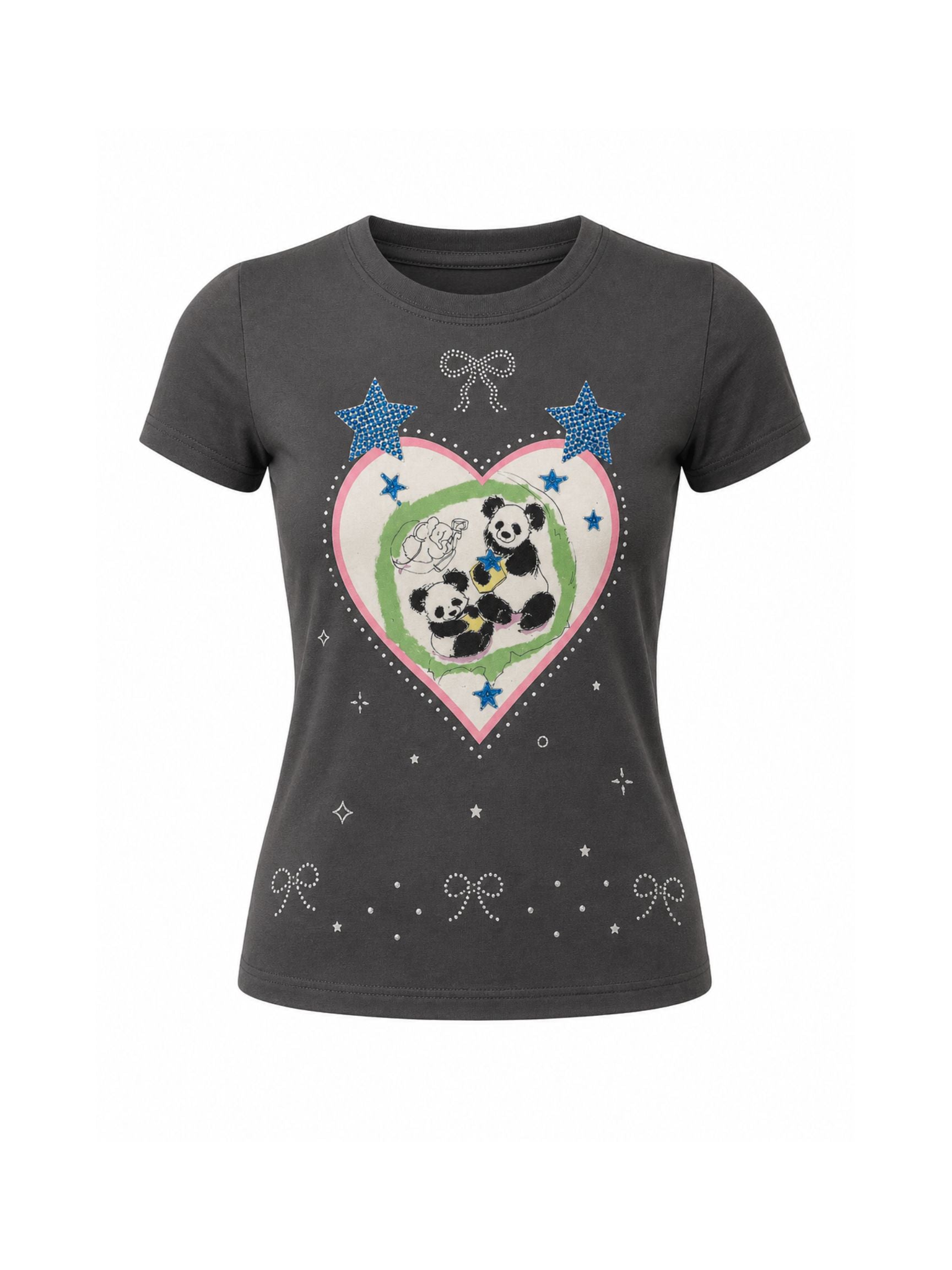 Panda Heart Tee