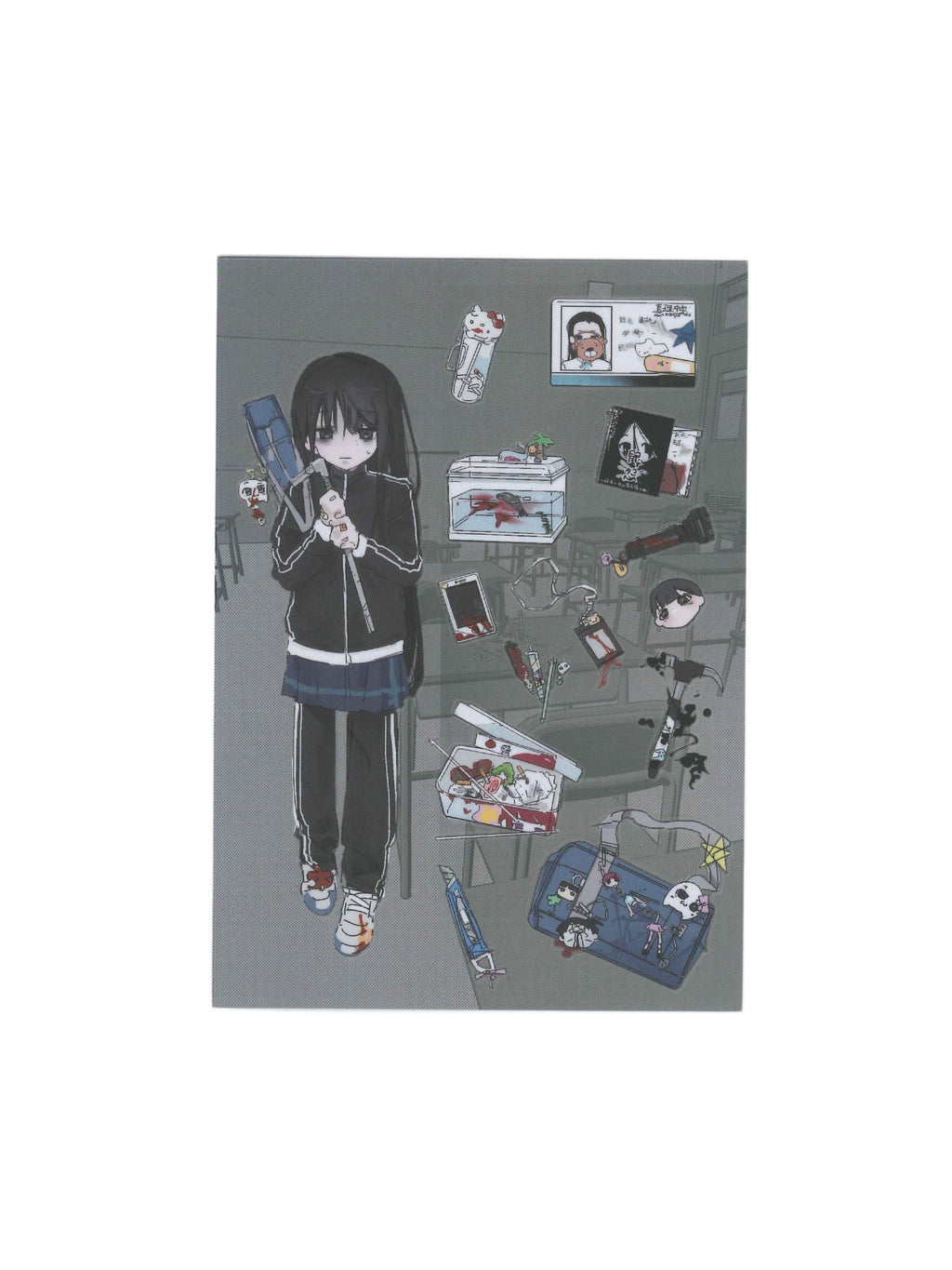 PipooxShukima Girl at Campus Sticker
